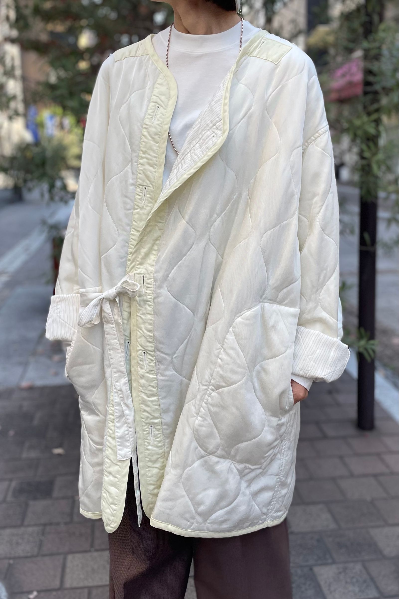 INNAT - ライナーコート/liner coat -white- 22aw | asterisk