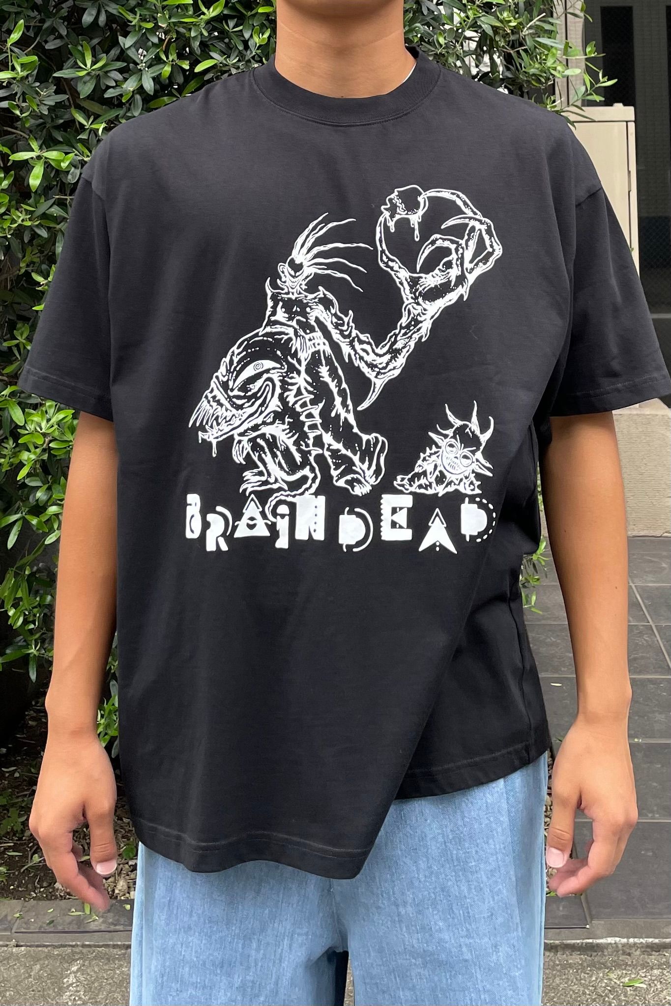 BRAIN DEAD - Monster Mash T-shirt -Black- 23summer | asterisk