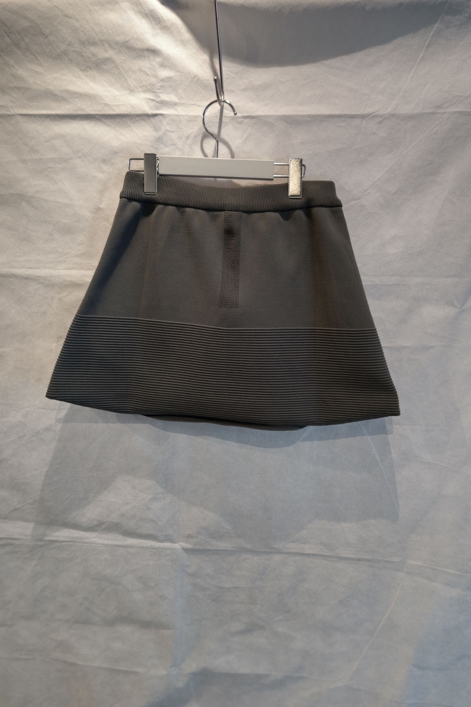 CFCL - milan rib skirt 2 -grey- 22aw women | asterisk