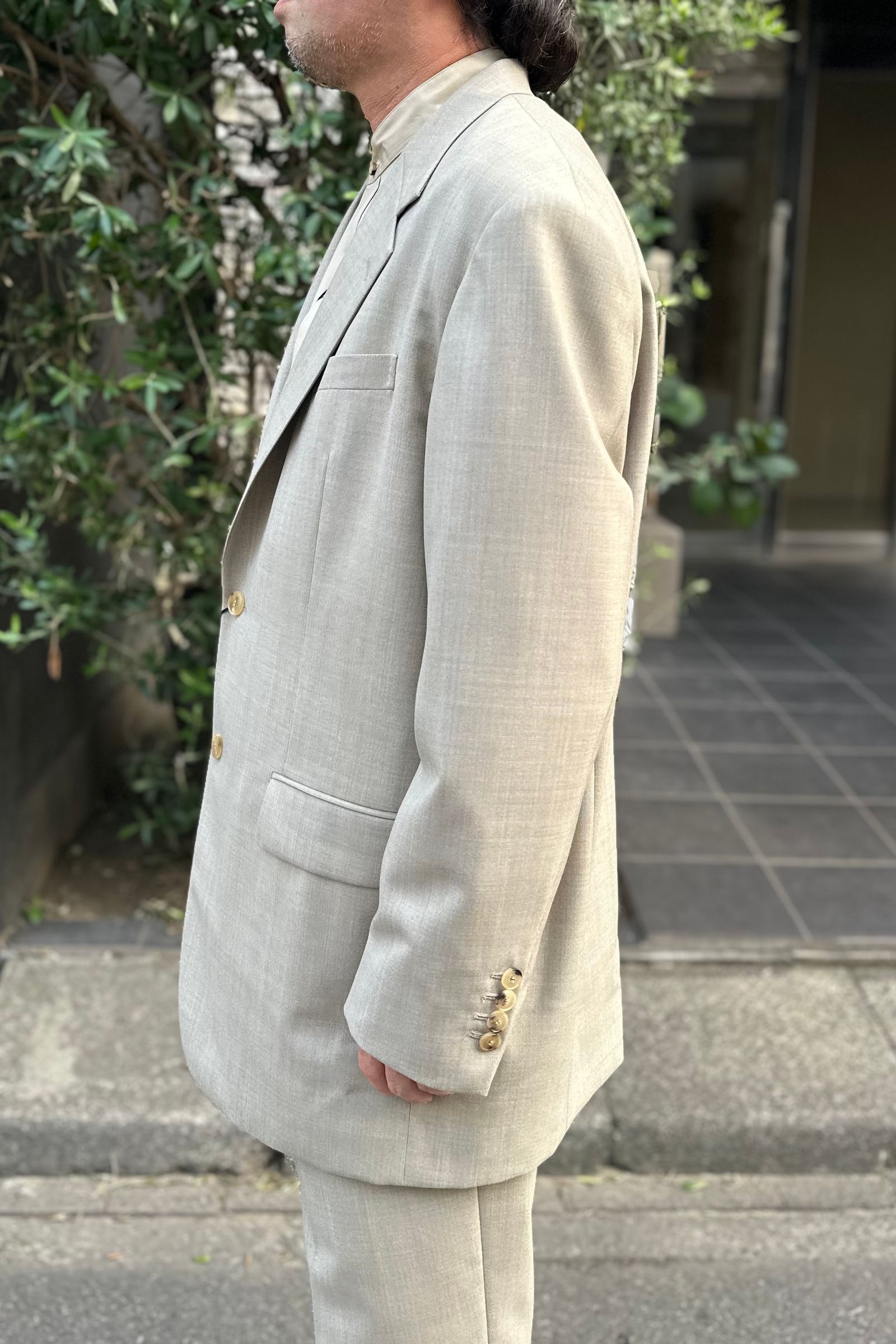 YLÈVE - WOOL TROPICAL JK ウールテーラードジャケット -top