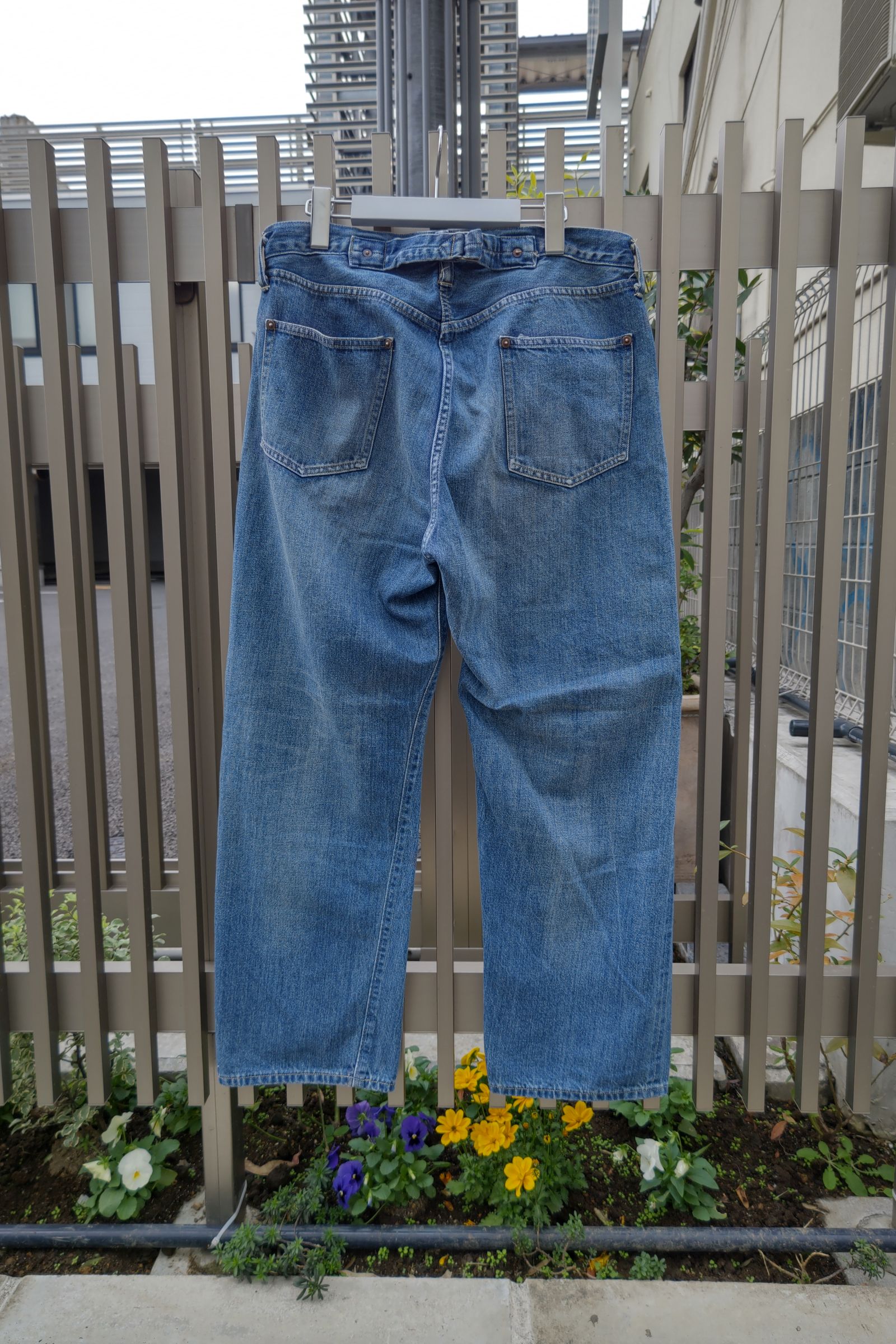 CONP 23SS Acid Washed Silver Denim Jeans - デニム/ジーンズ