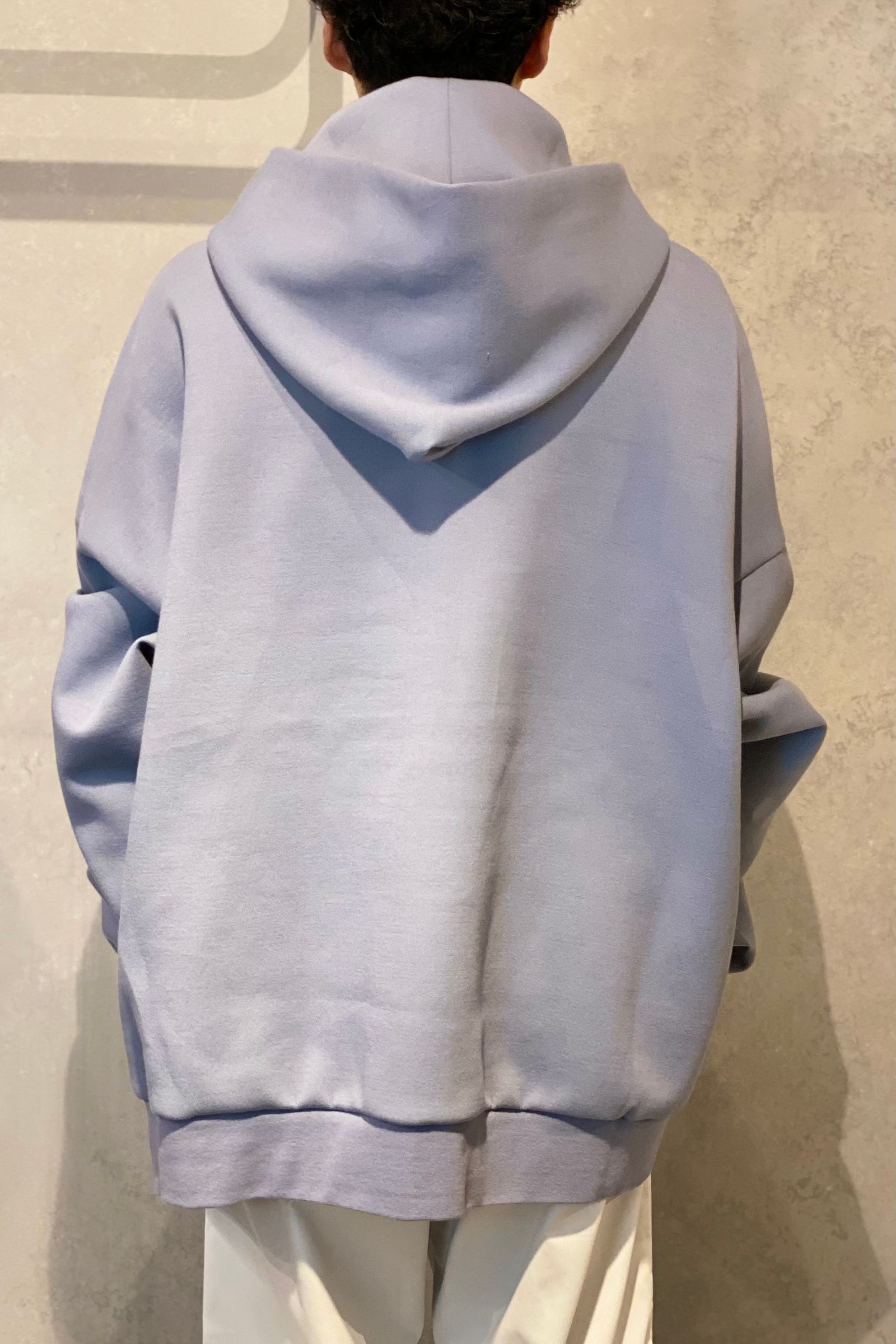 FUMITO GANRYU - 2way pull hoodie 22ss -blue gray- | asterisk