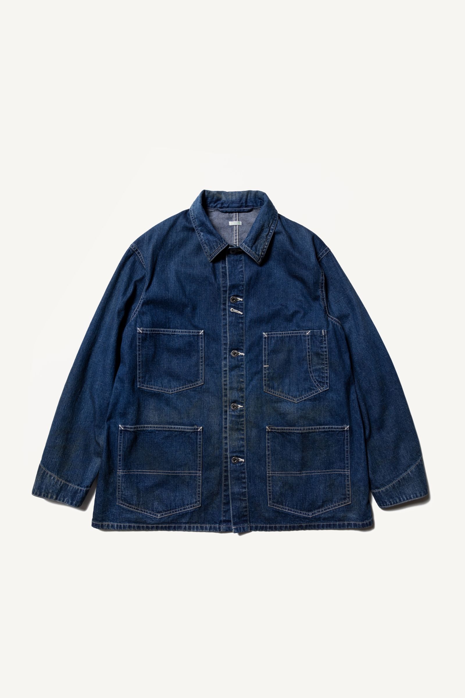 A.PRESSE - silk nep sports jacket -dark navy- 23ss | asterisk