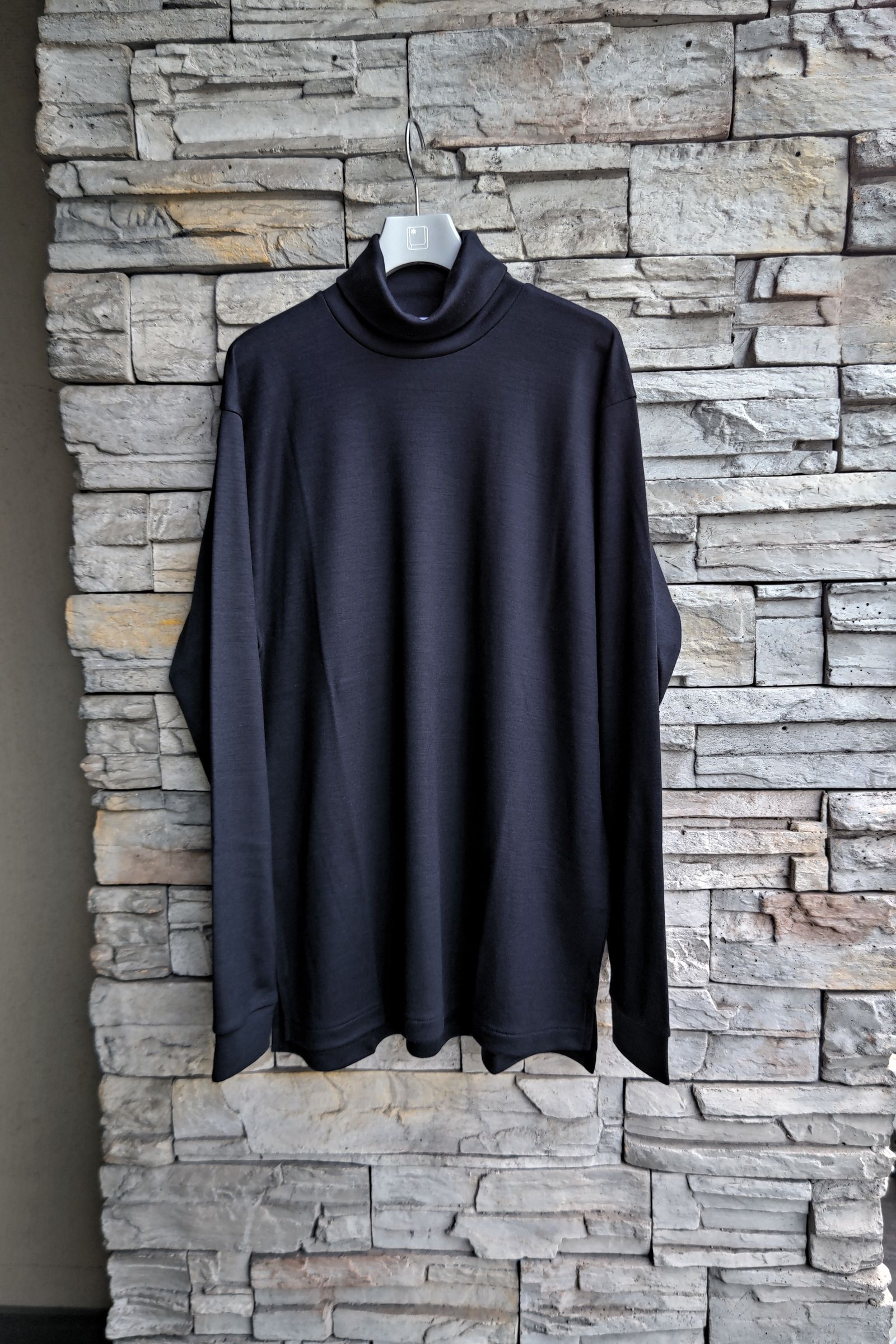 WEWILL - TURTLE NECK T-SHIRT -Navy- 23aw | asterisk