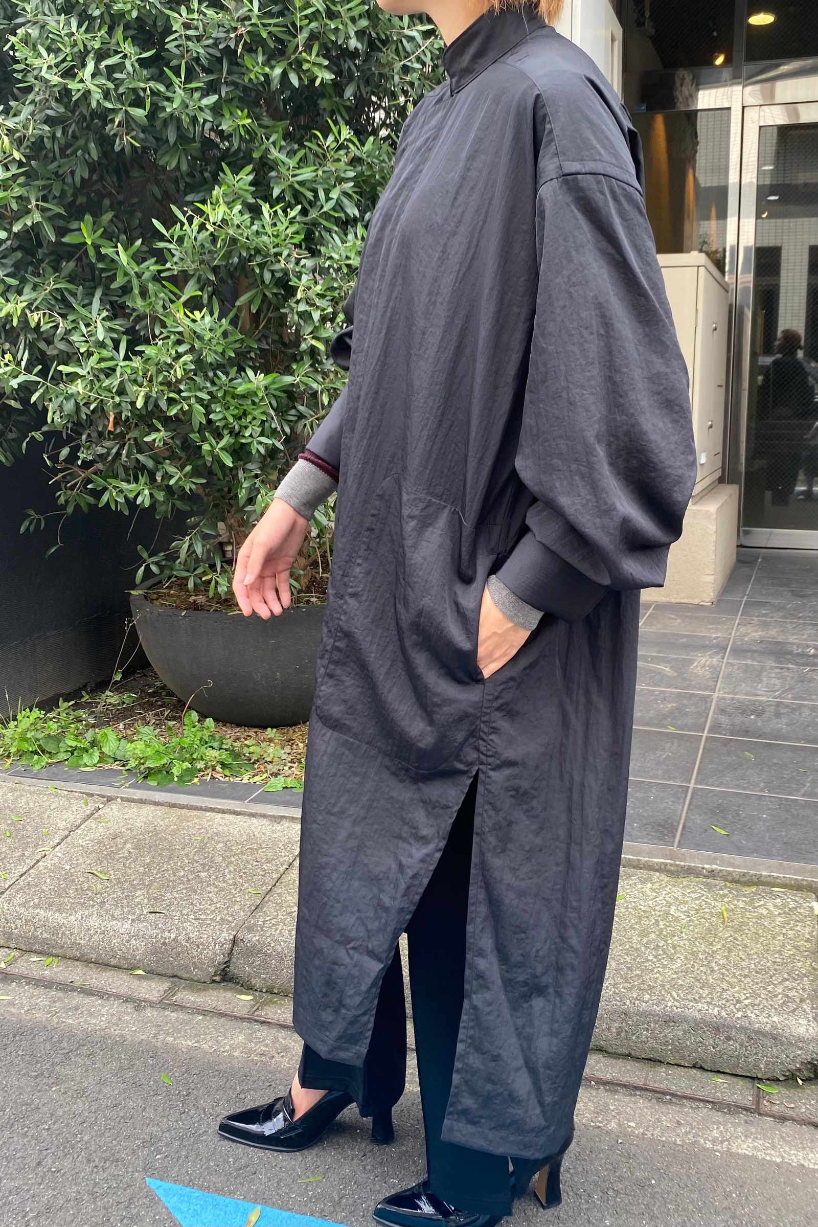 china robe 21aw women - BLACK - F