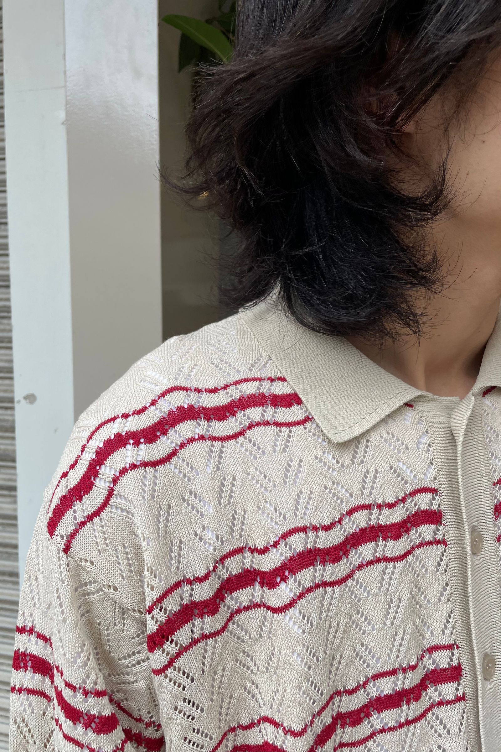 枚数限定 期間限定allege 23ss Openwark Boder Cardigan | kdcow.com