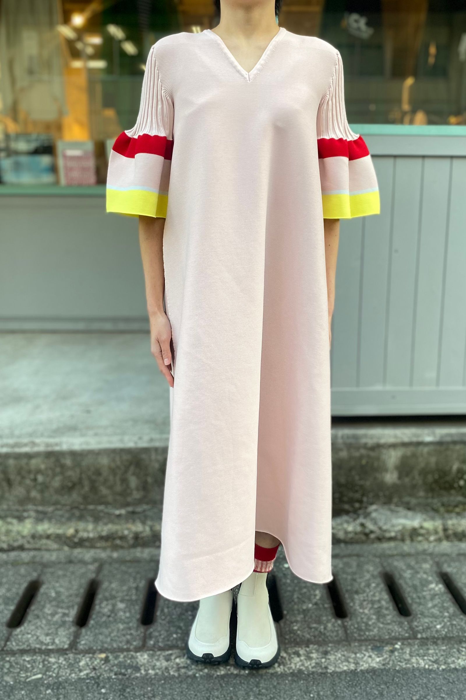 リバーシブルタイプ CFCL pottery kaftan 1 light pink multi