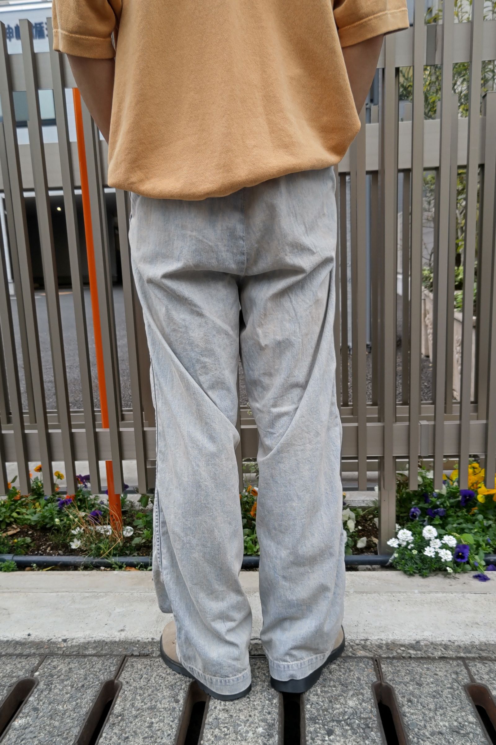 A.PRESSE - vintage prisoner denim trousers -indigo- 23ss | asterisk