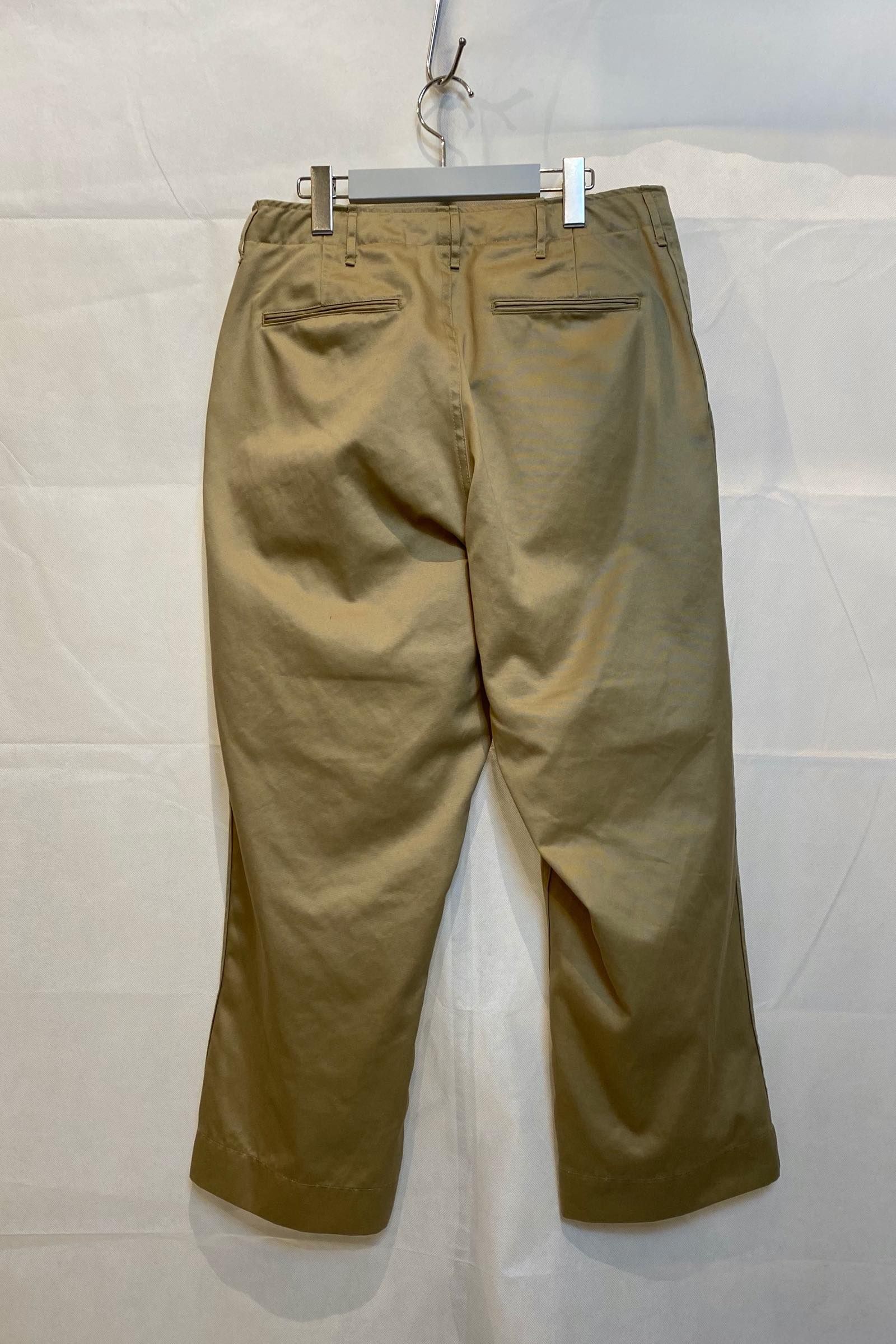 【A.PRESSE】22ss US ARMY Chino Trouserscolbeige