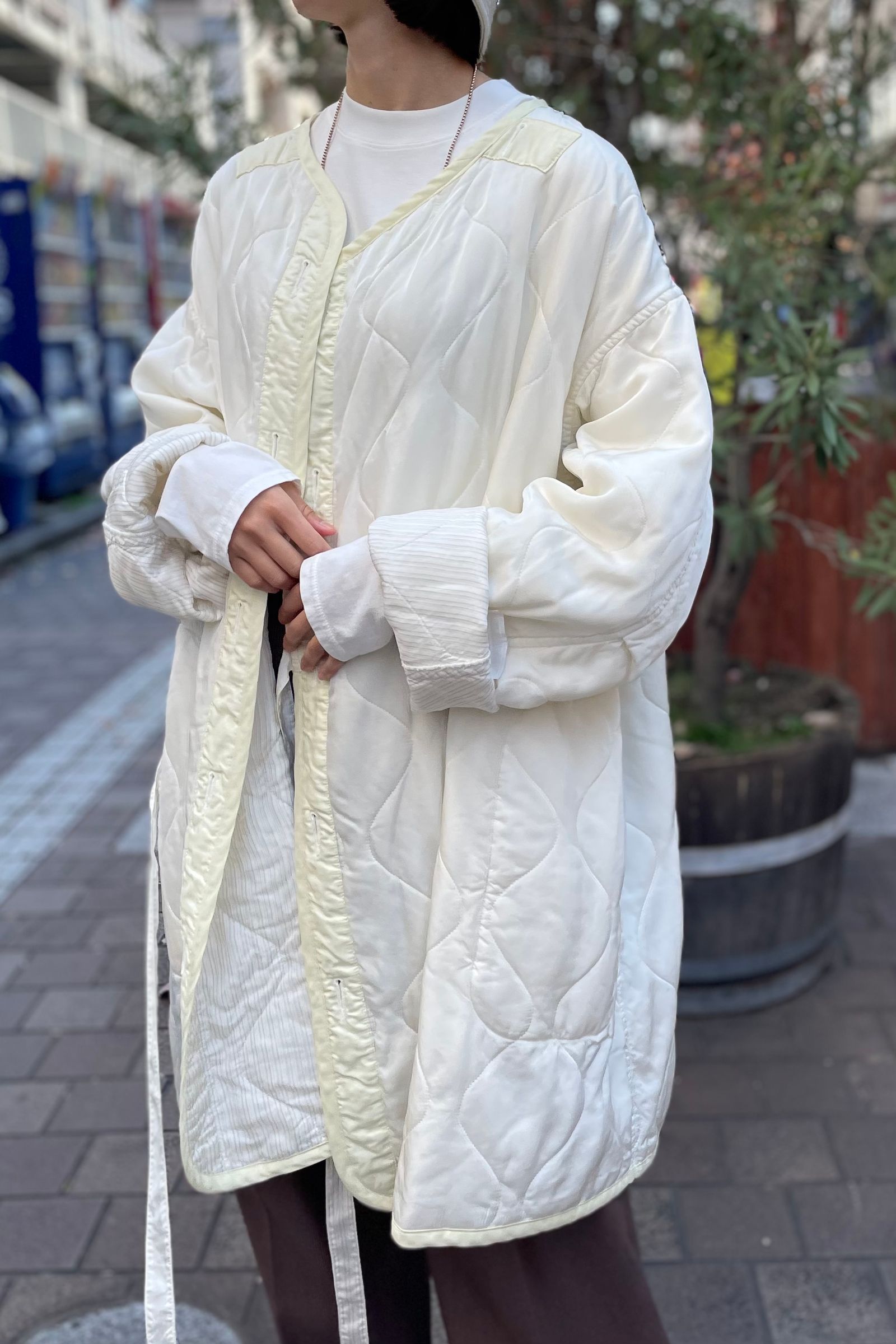 INNAT - ライナーコート/liner coat -white- 22aw | asterisk