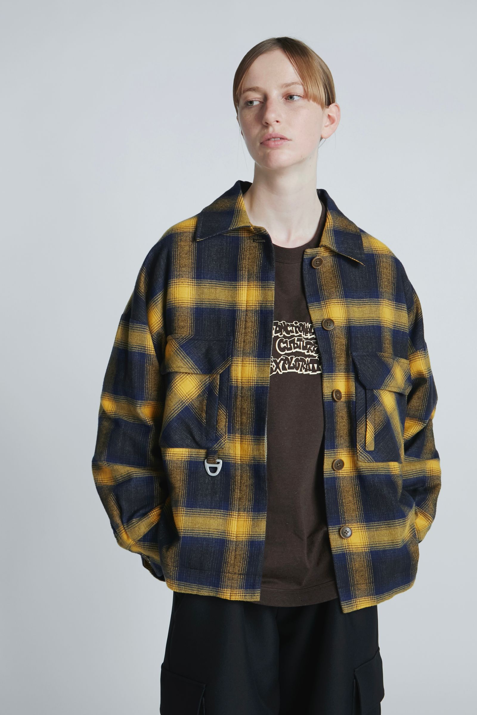 F/CE. - 【先行予約】CHECK FIELD SHIRT -yellow- 23aw men 9月頃入荷