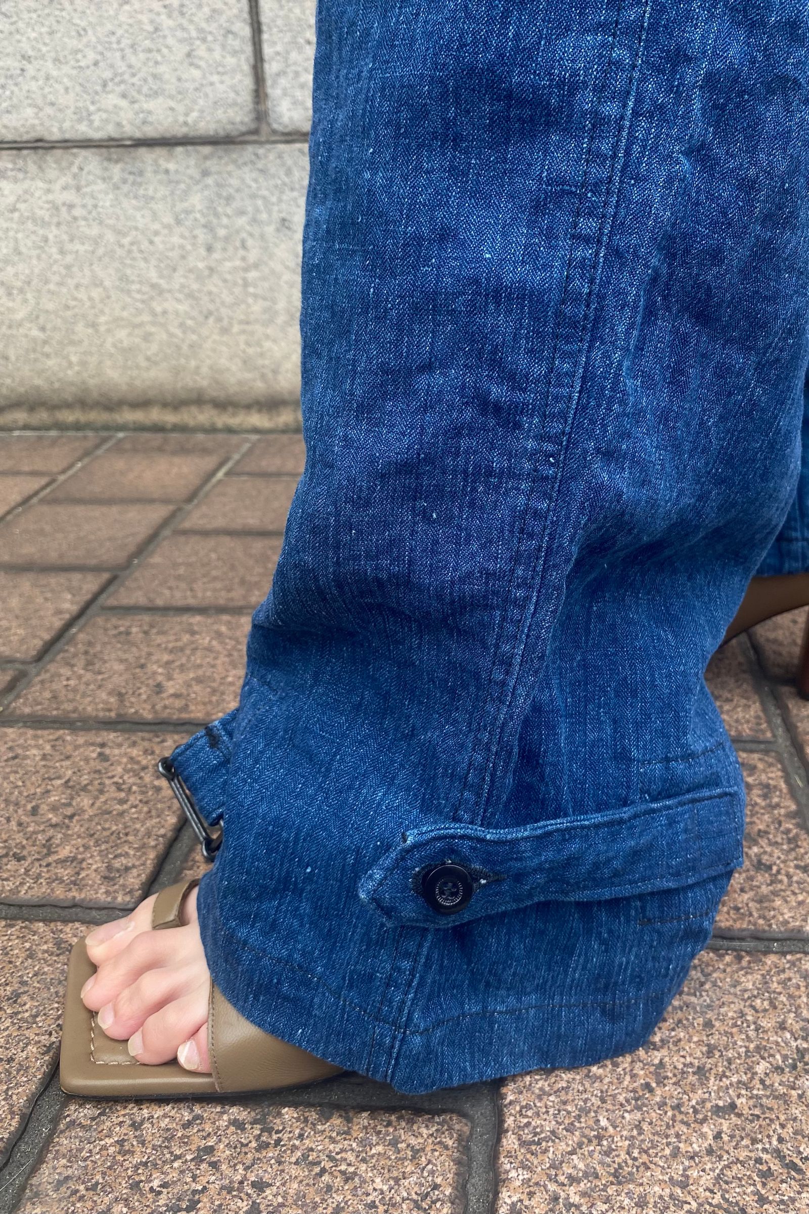 OUTIL pantalon chassignolles indigo パンツ