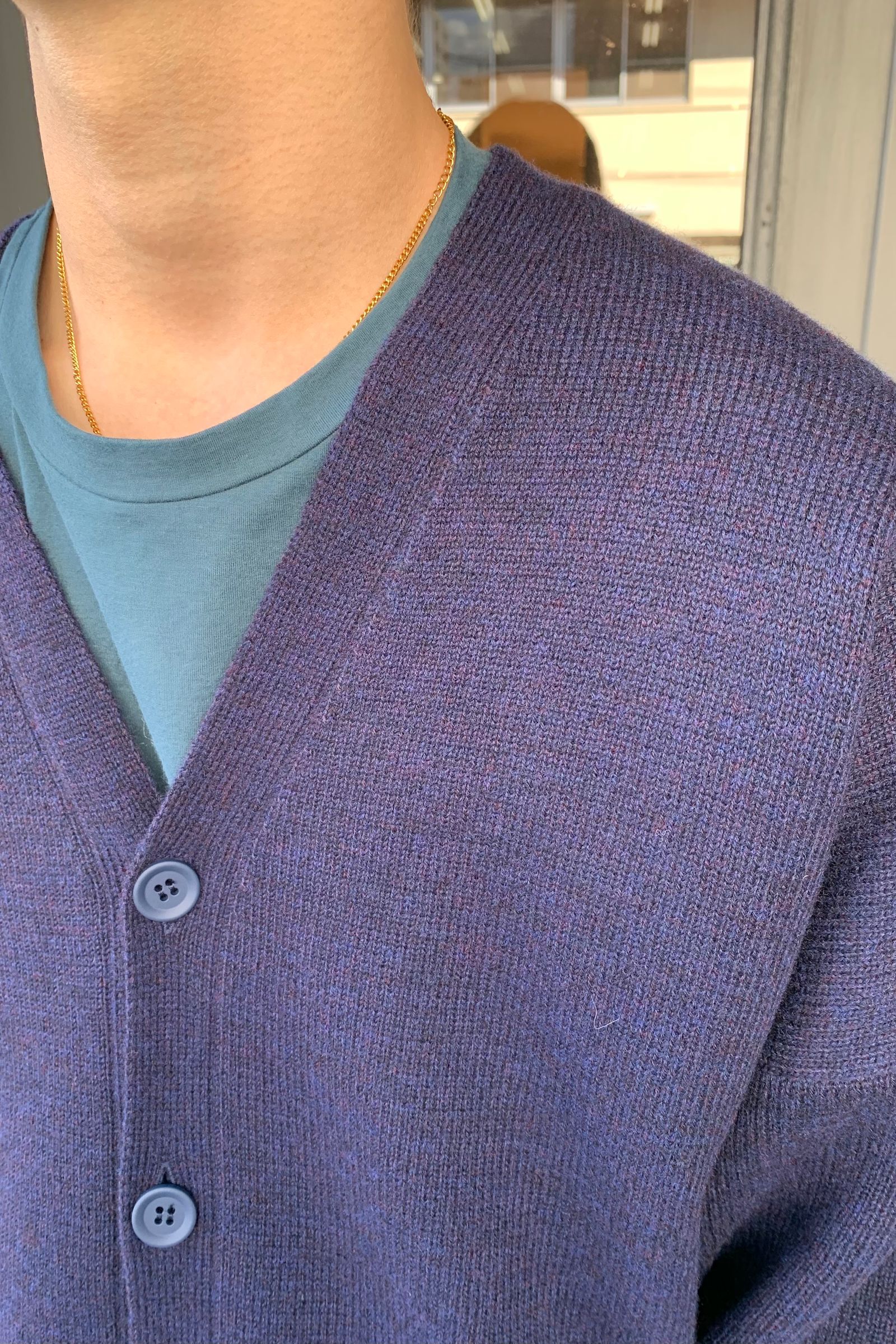 CFCL - wool milan cardigan 2 -navy- 22aw men | asterisk