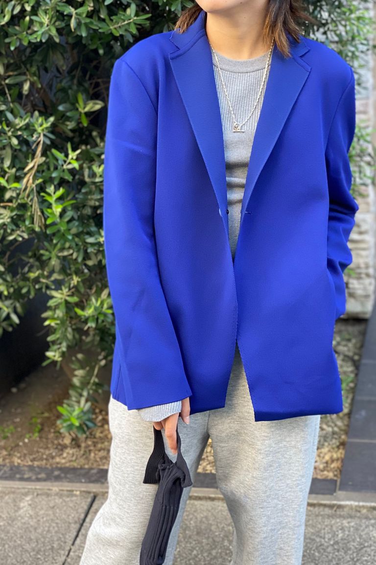 CFCL - ジャケット/milan rib jacket 2 -blue- 22aw unisex | asterisk 