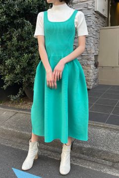 CFCL - pottery hs dress 1 -emerald- 23ss women | asterisk 