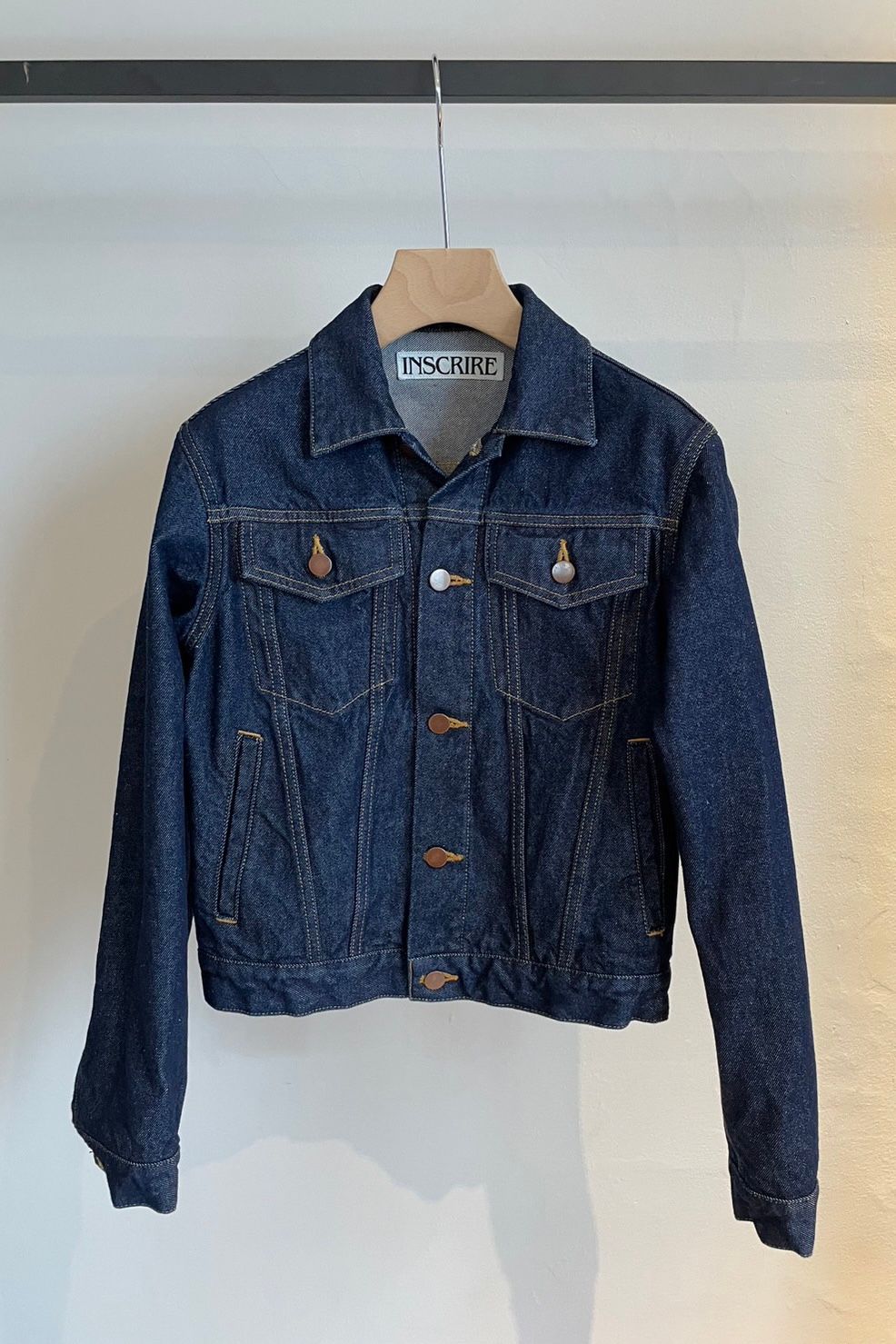 【先行予約】Tight Fit Denim Jacket -indigo- 24ss 4月頃入荷予定 - 36