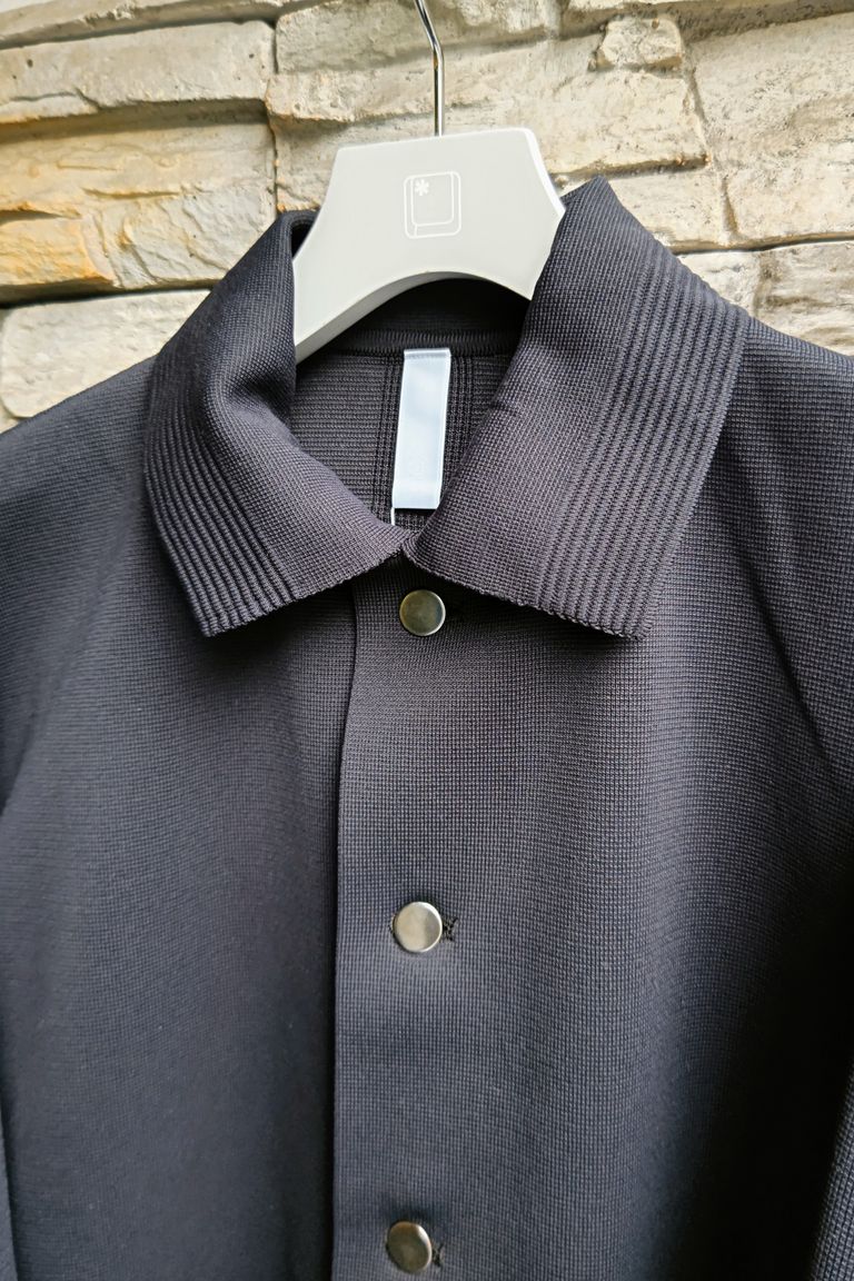 CFCL - MILAN RIB SHIRT JACKET -black- 23aw men | asterisk