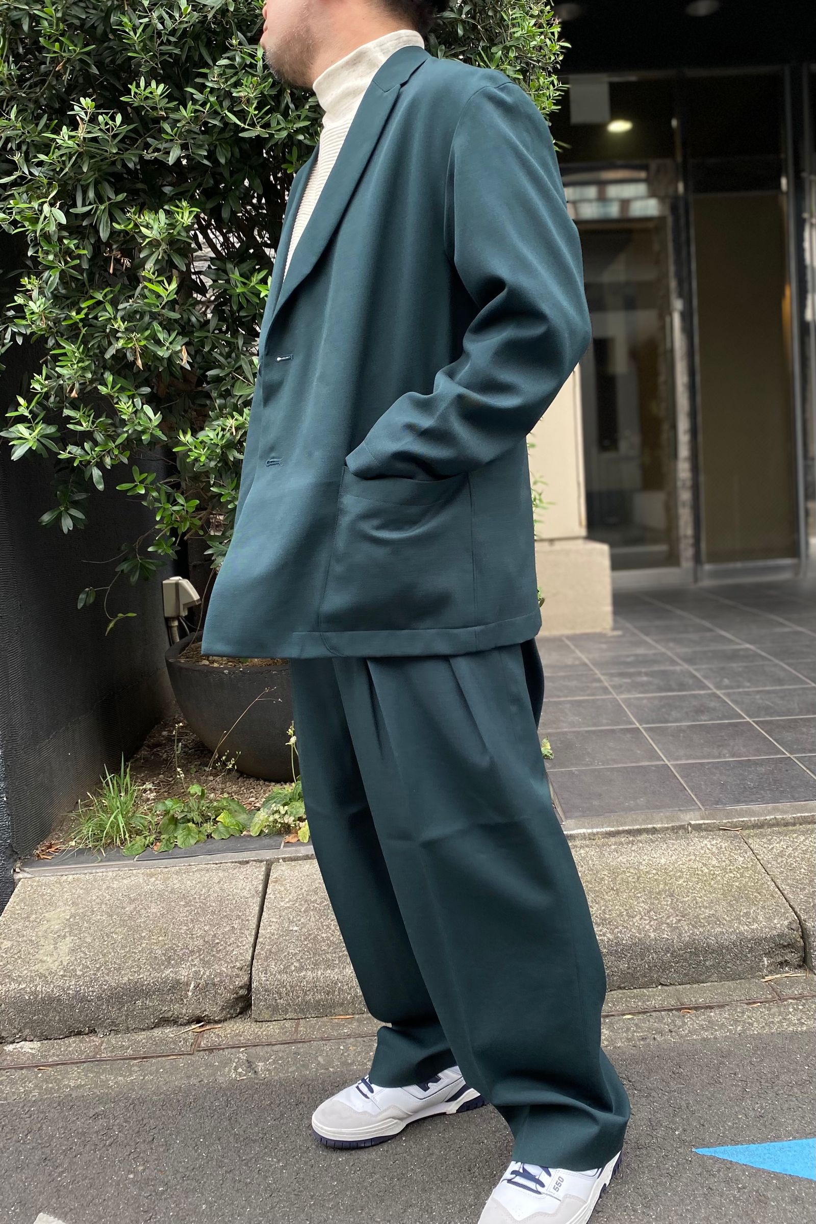 POLYPLOID - wide tapered pants c 21aw 9月25日発売! | asterisk