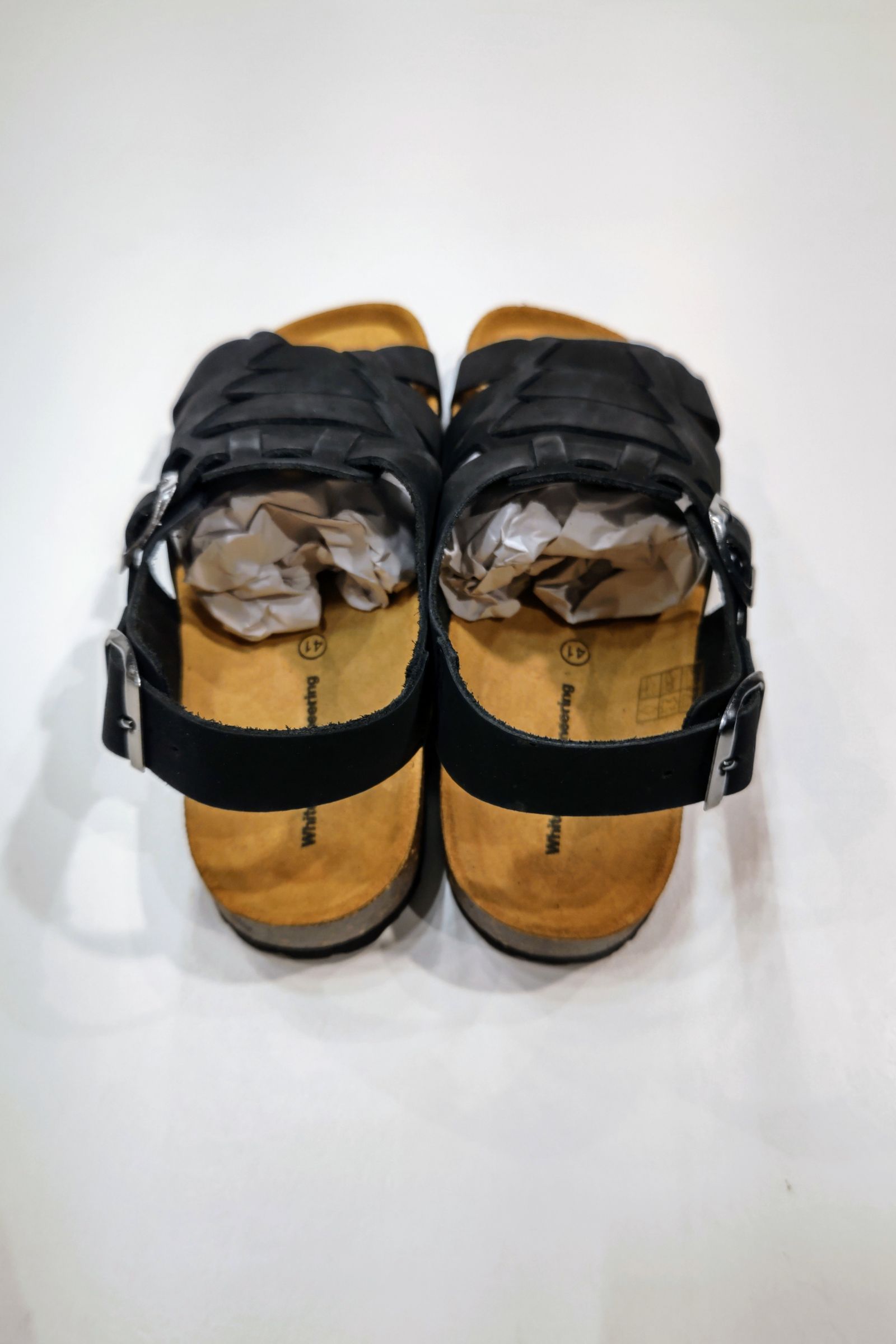 White Mountaineering - gurkha sandal -black- 23ss men | asterisk