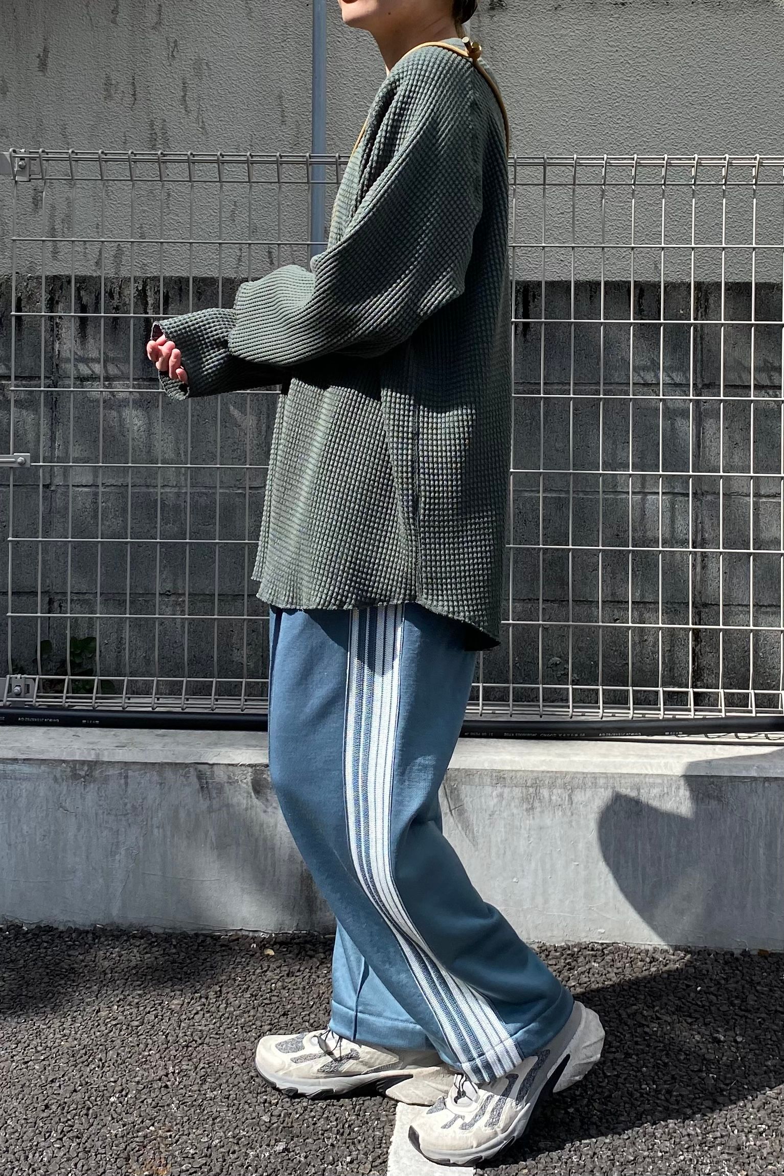 is-ness - track pants -blue gray- 23ss | asterisk