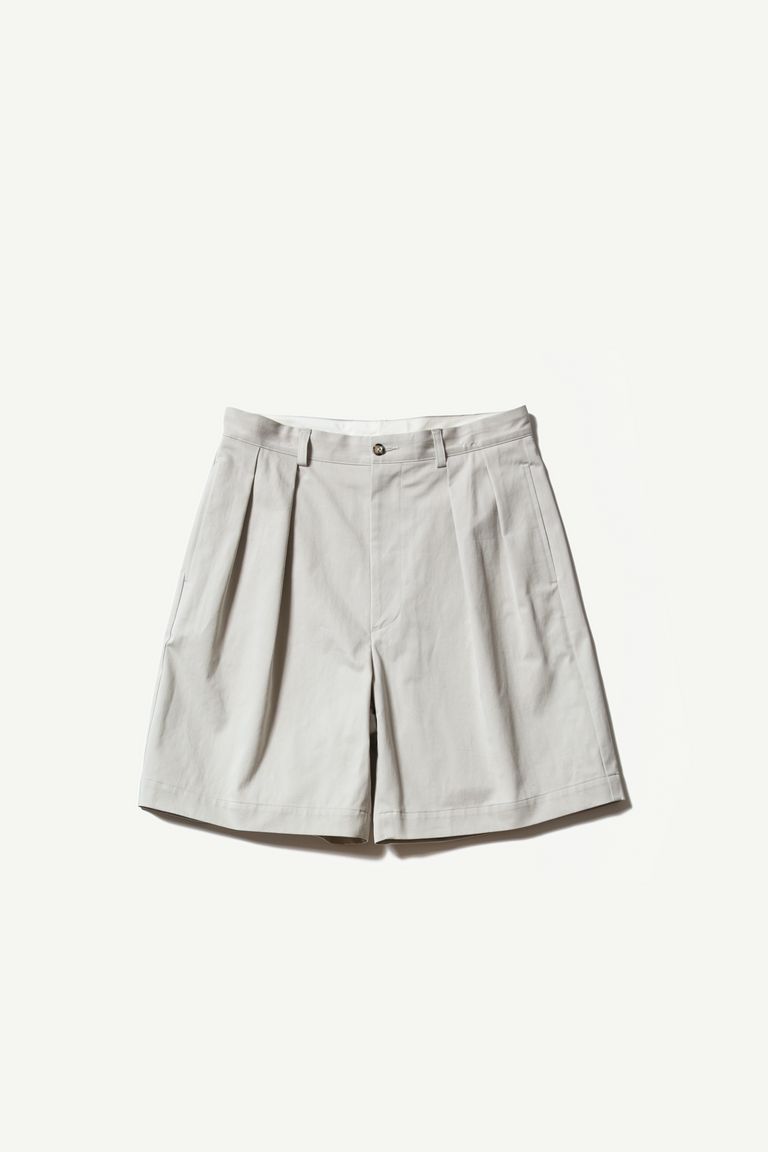 A.PRESSE - 2 tuck chino shorts -beige- 22ss | asterisk