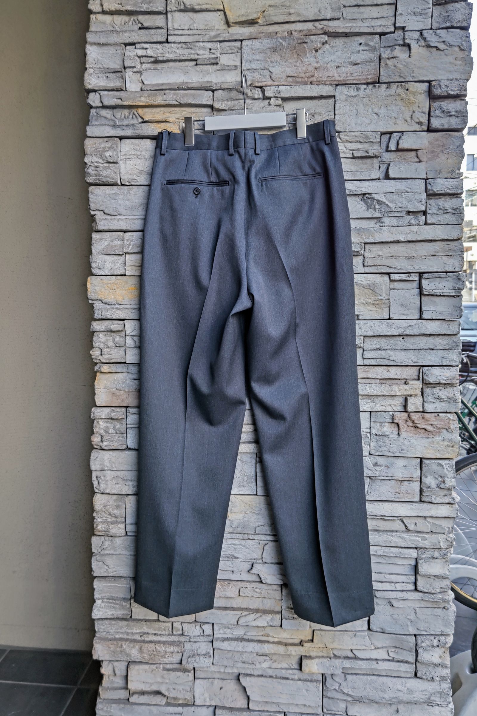 A.PRESSE - Wool Gabardine Trousers -M.GRAY- 2024STYLE1 | asterisk