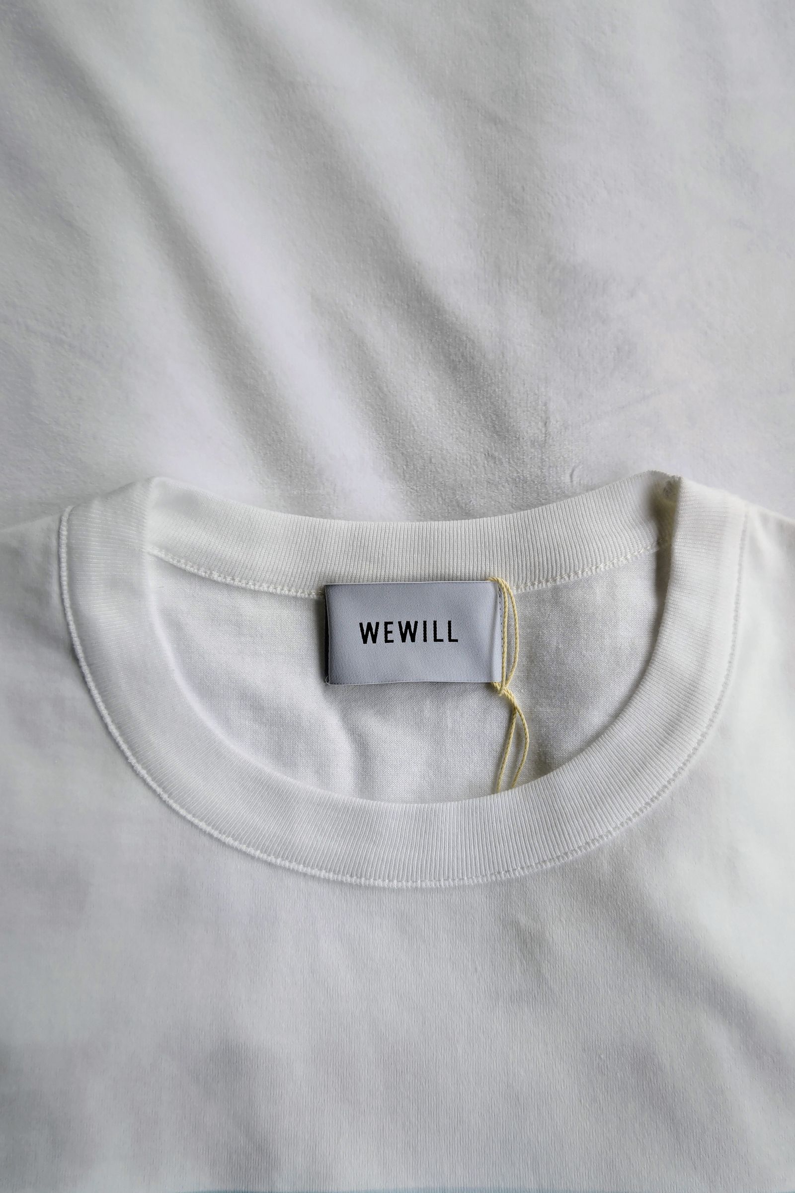 WEWILL - 《DOMDOM》SAVE MONEY T-SHIRT -white- unisex 23ss | asterisk