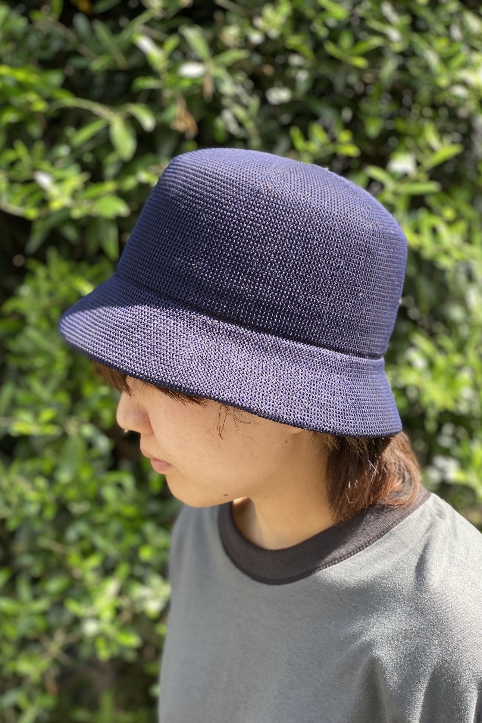 CFCL - mesh knit hat 1 -navy- 22aw unisex | asterisk