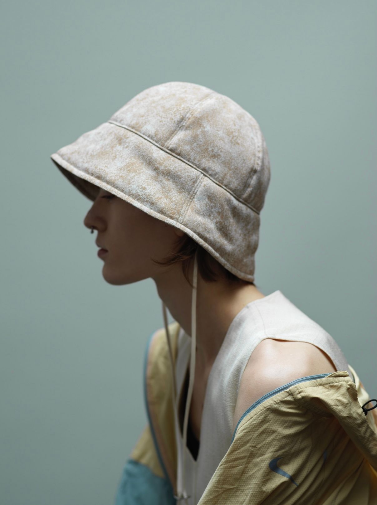 23AW KIJIMA TAKAYUKI VENTILE BUCKET HAT-