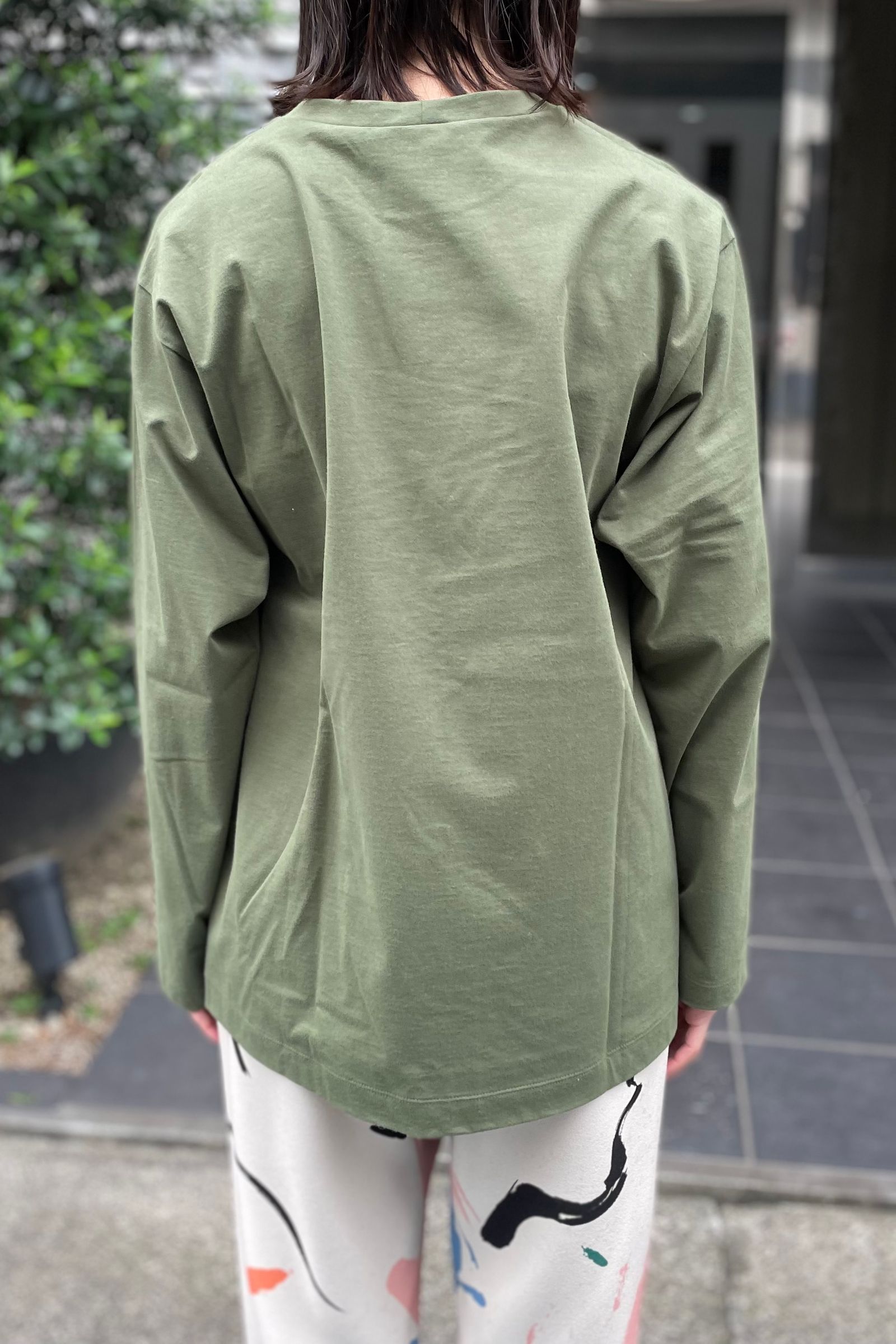 ATON - nuback cotton | long sleeve t-shirts women | asterisk