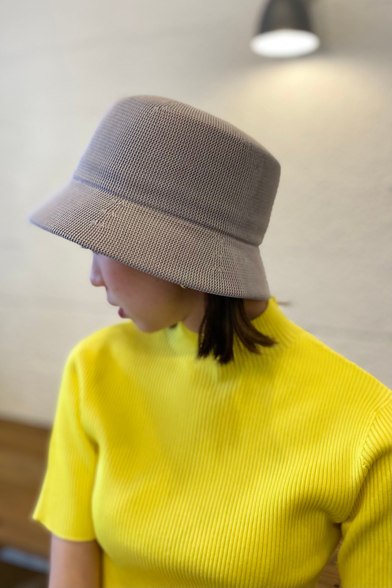 CFCL - mesh knit hat -gray- 23ss unisex | asterisk