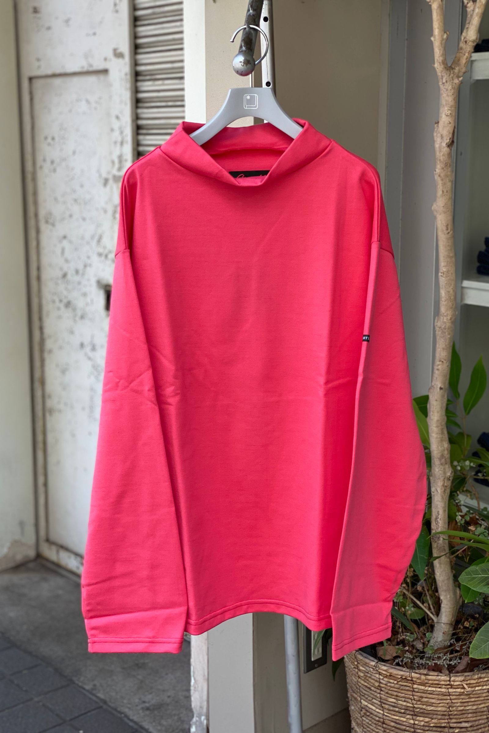 OUTIL - モックネック/バスクシャツ/tricot ger -paradise pink- 22aw