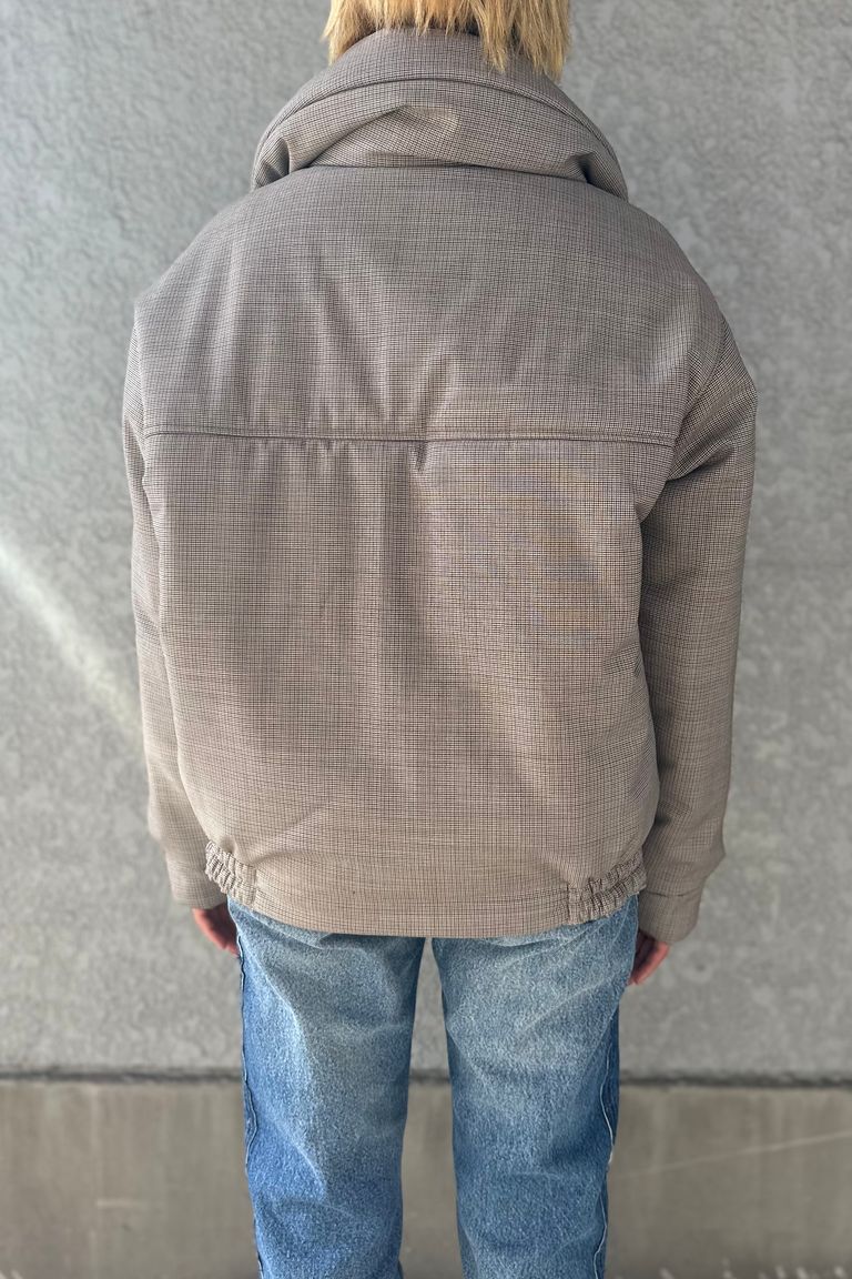 UNUSED - Padded B-3 jacket -beige×brown- 23aw women | asterisk 