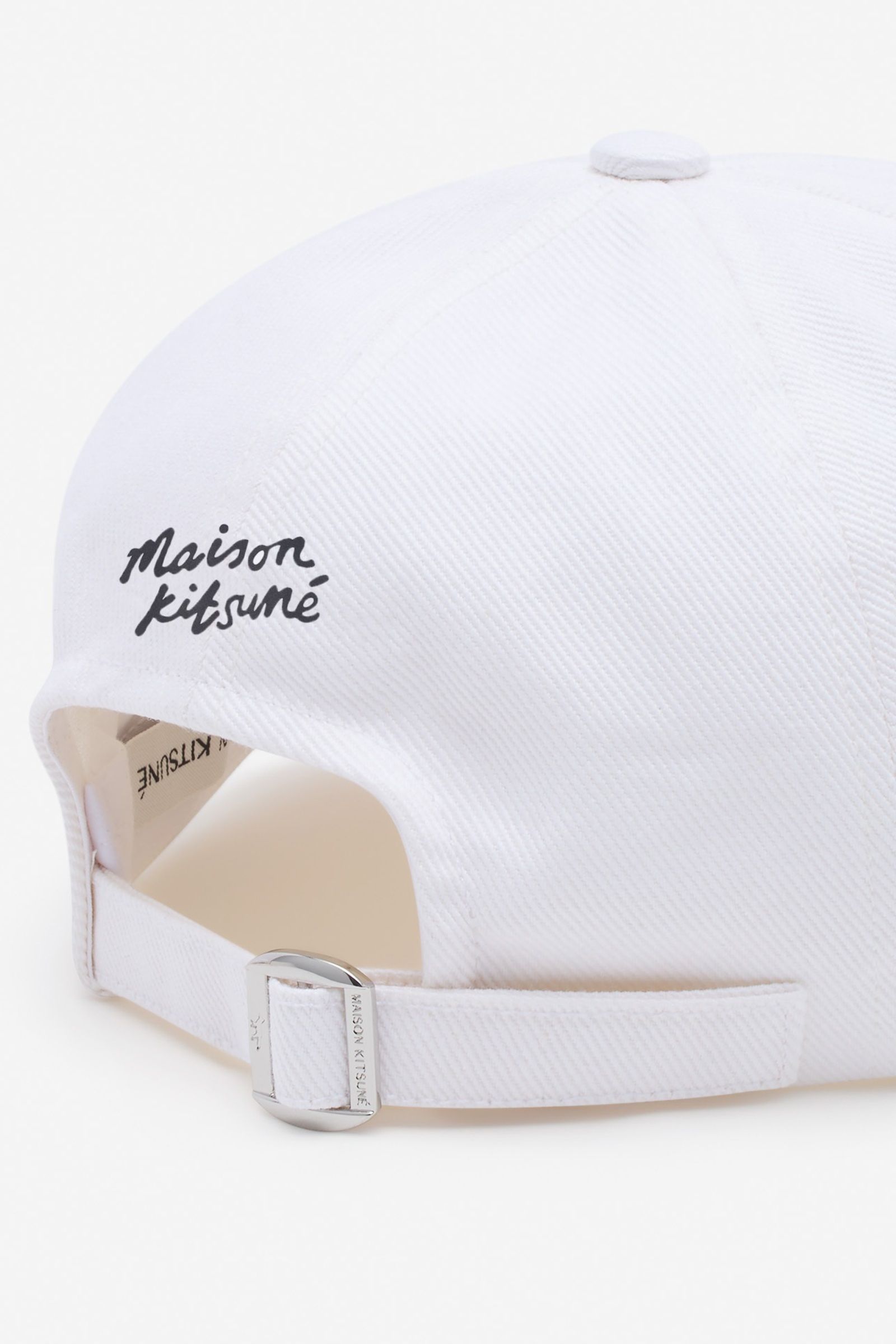 MAISON KITSUNÉ - LARGE FOX HEAD 6P CAP-WHITE- 25ss MEN