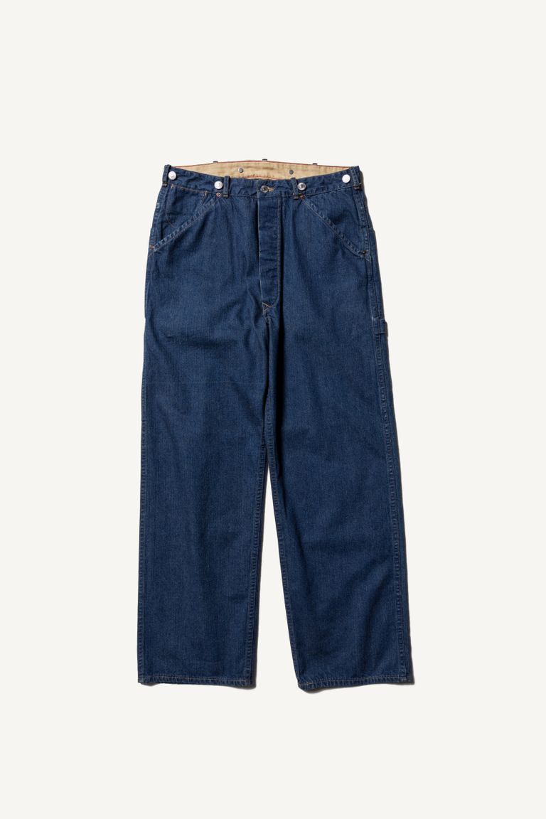 A.PRESSE - denim painter pants-indigo- 23ss | asterisk