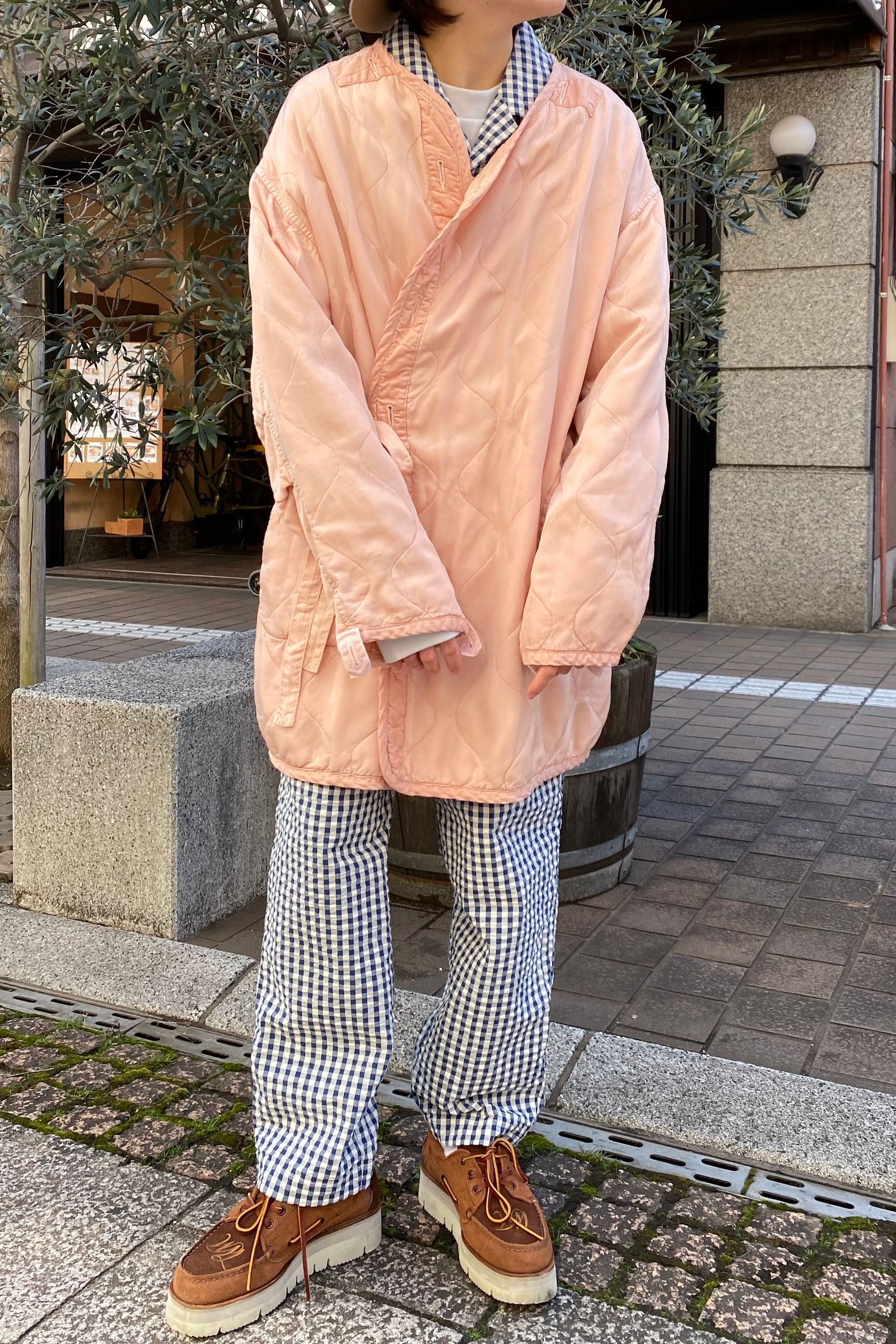 INNAT - liner coat -pink- 22ss unisex | asterisk