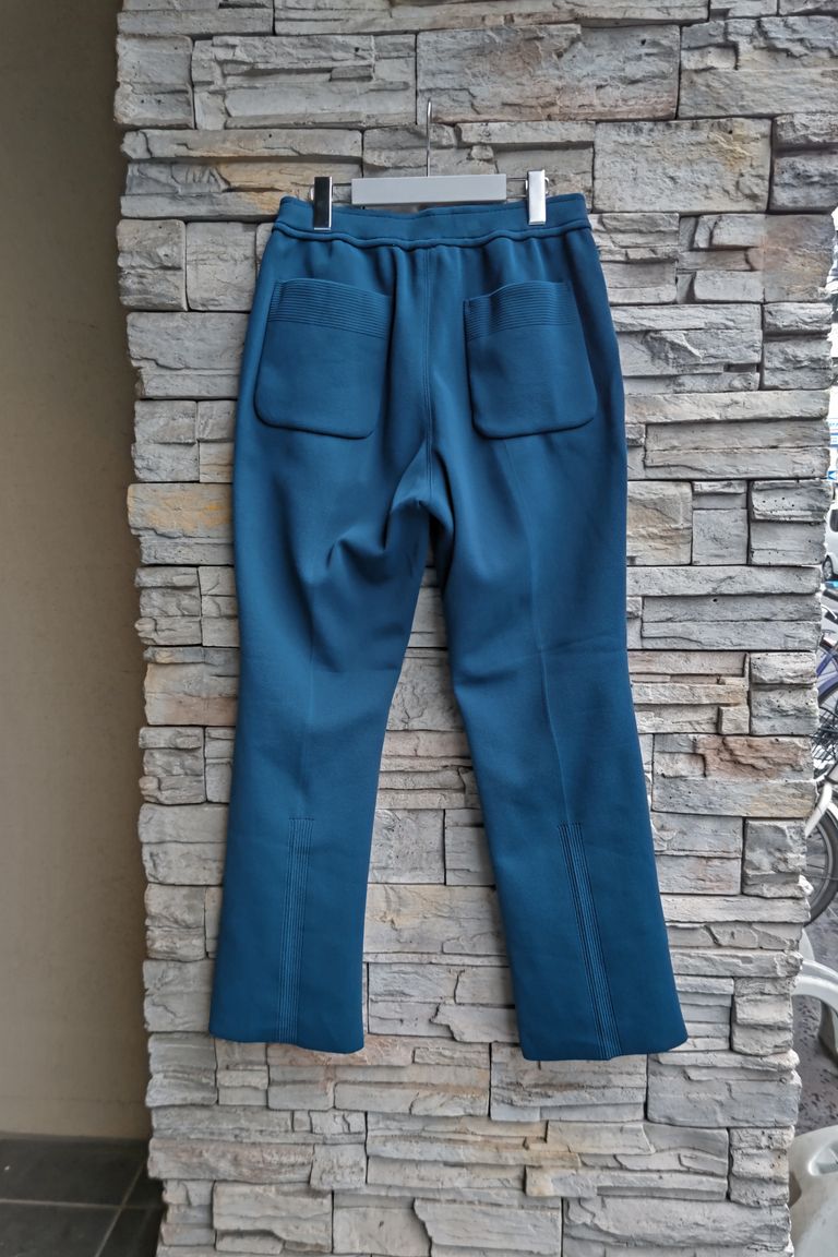 CFCL - MILAN RIB STRAIGHT PANTS -marine blue- 23aw men | asterisk