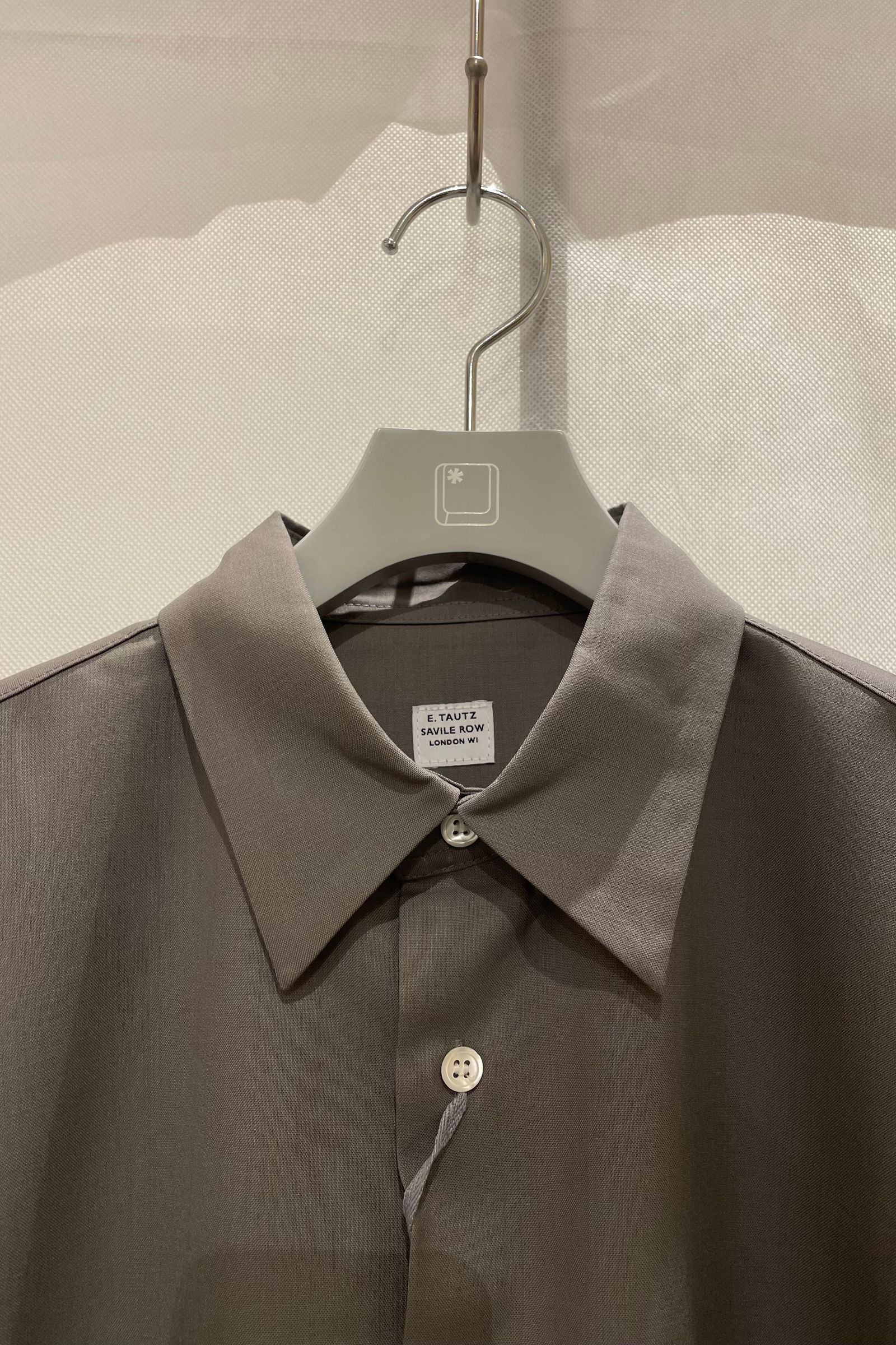 E.TAUTZ - lineman shirt -stone- 22ss | asterisk