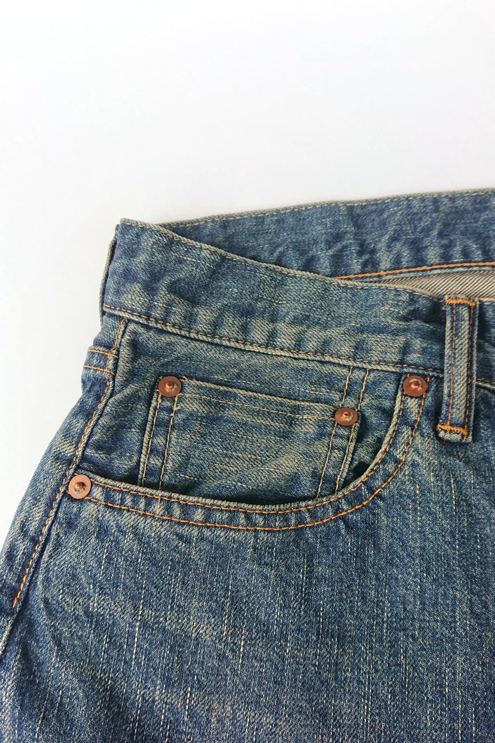 CONP 23SS Acid Washed Silver Denim Jeans - デニム/ジーンズ