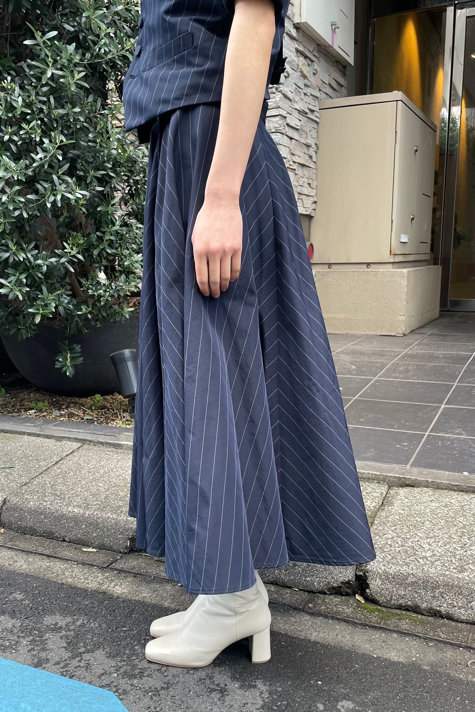 JUN MIKAMI - スカート-stripe-23ss | asterisk