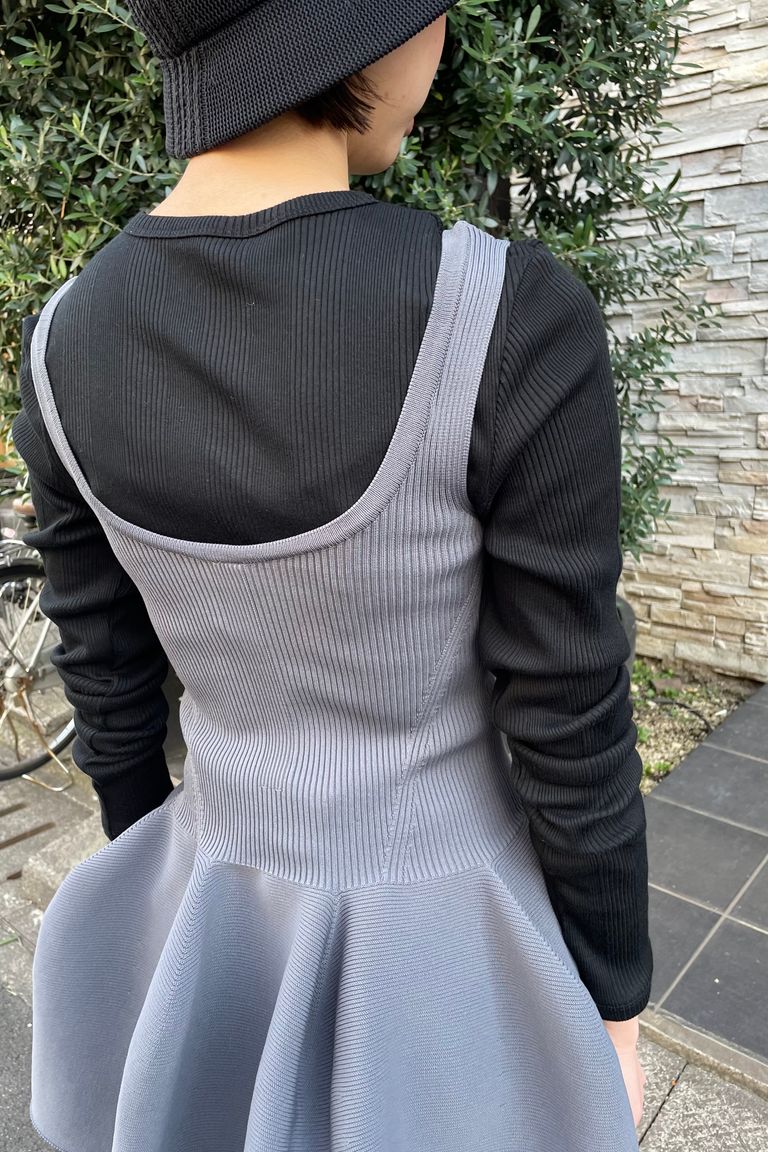 CFCL - pottery hs top 1 -dark gray- 23ss women | asterisk