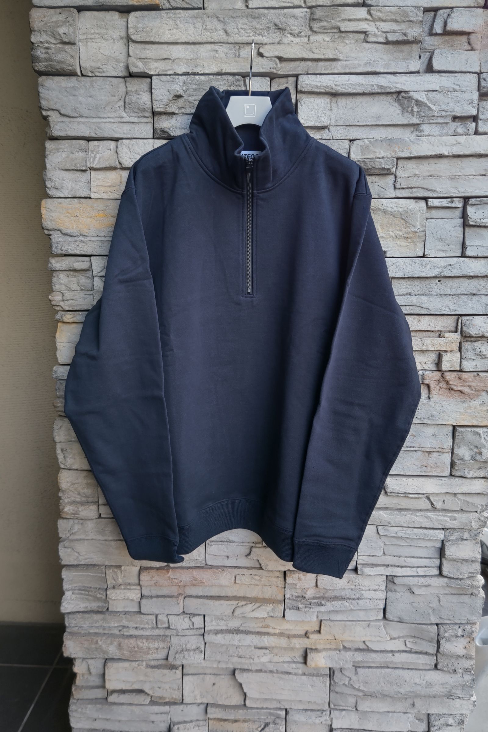 FITFOR - sweat stand anorak -midnight blue- 23ss | asterisk