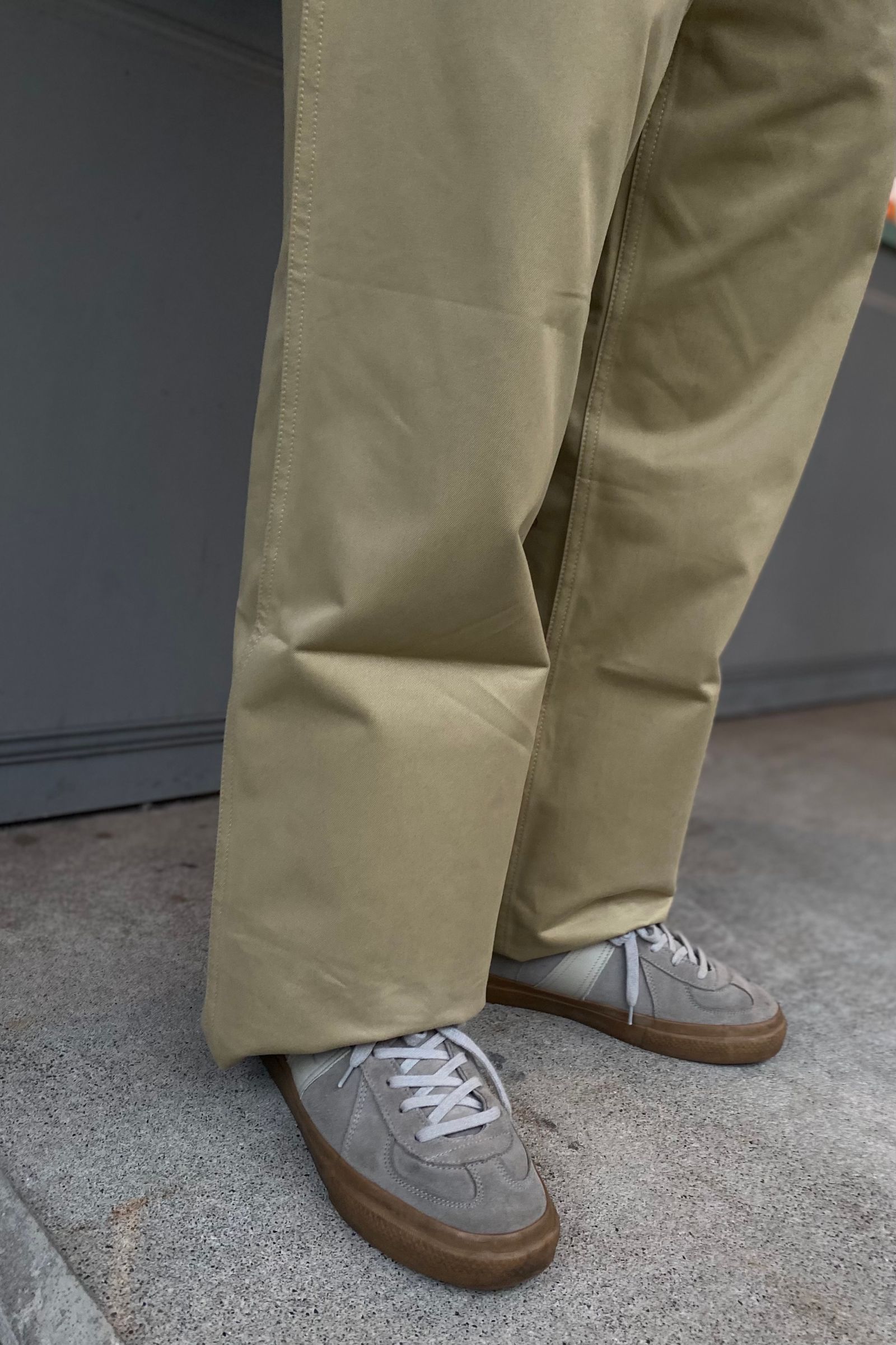 E.TAUTZ - core field trousers/chino khaki 21aw | asterisk