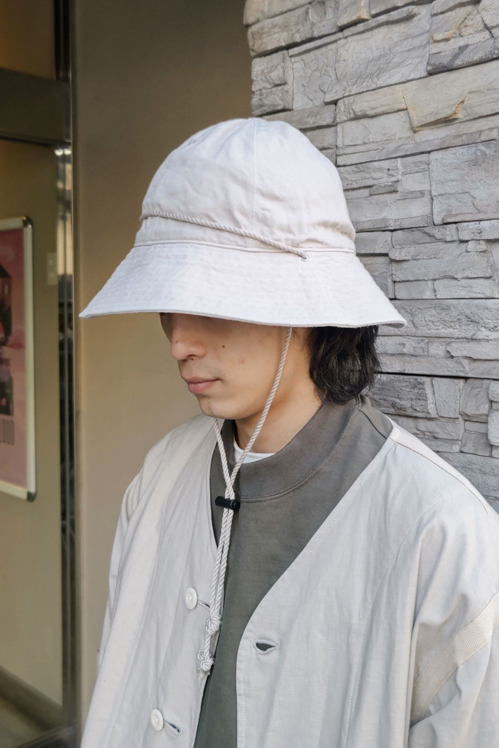 KIJIMA TAKAYUKI - botanical dyed fisherman hat -beige- 23ss | asterisk