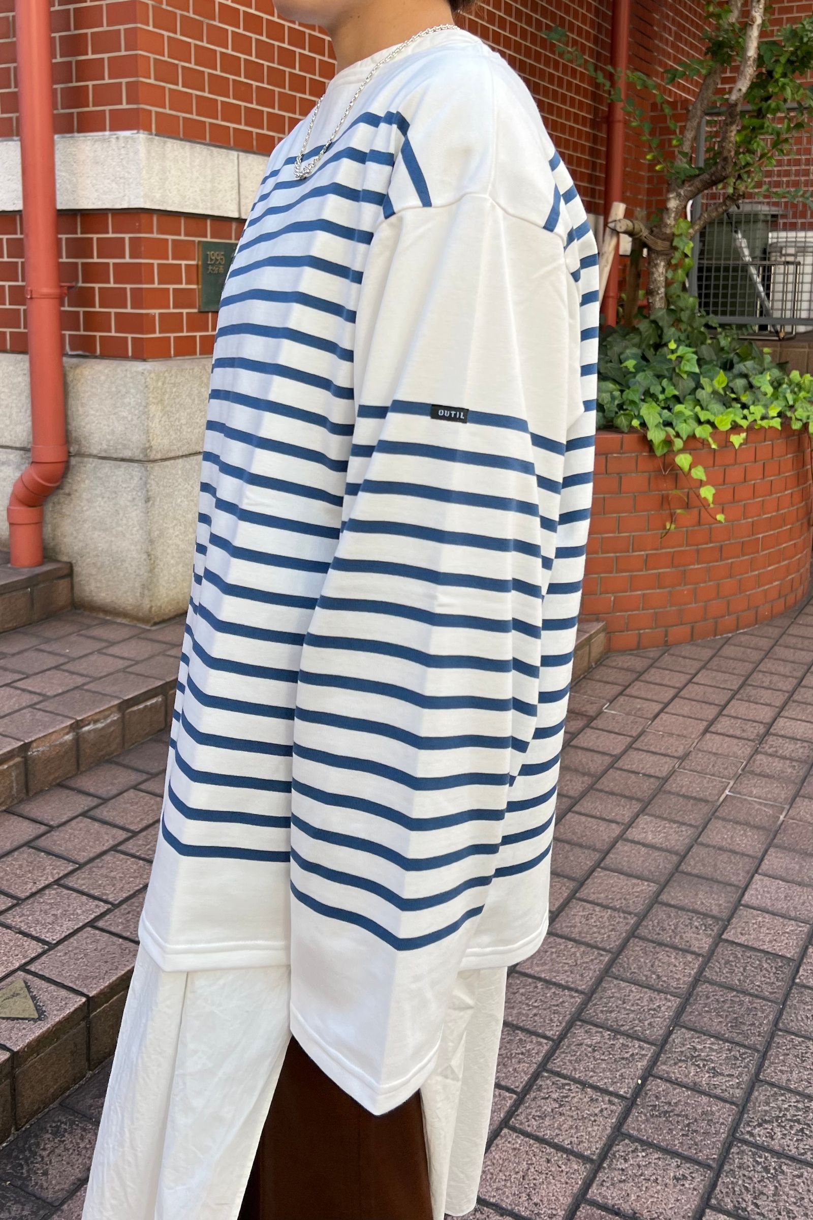 OUTIL - tricot aast -off×navy- 21aw unisex | asterisk