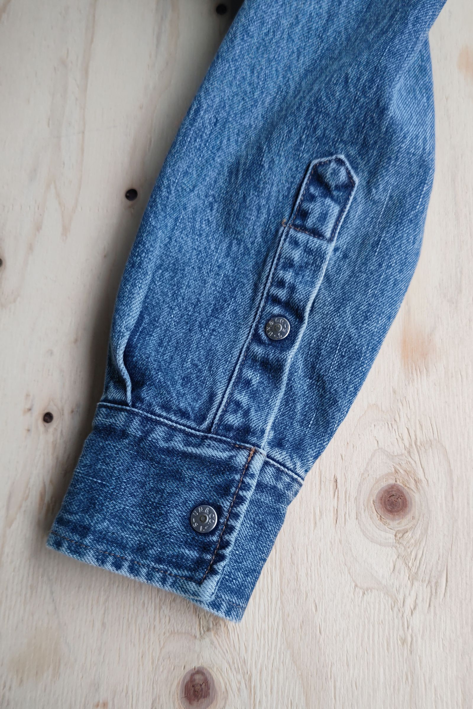 UNUSED - Denim Western Jacket -indigo- 24ss women | asterisk