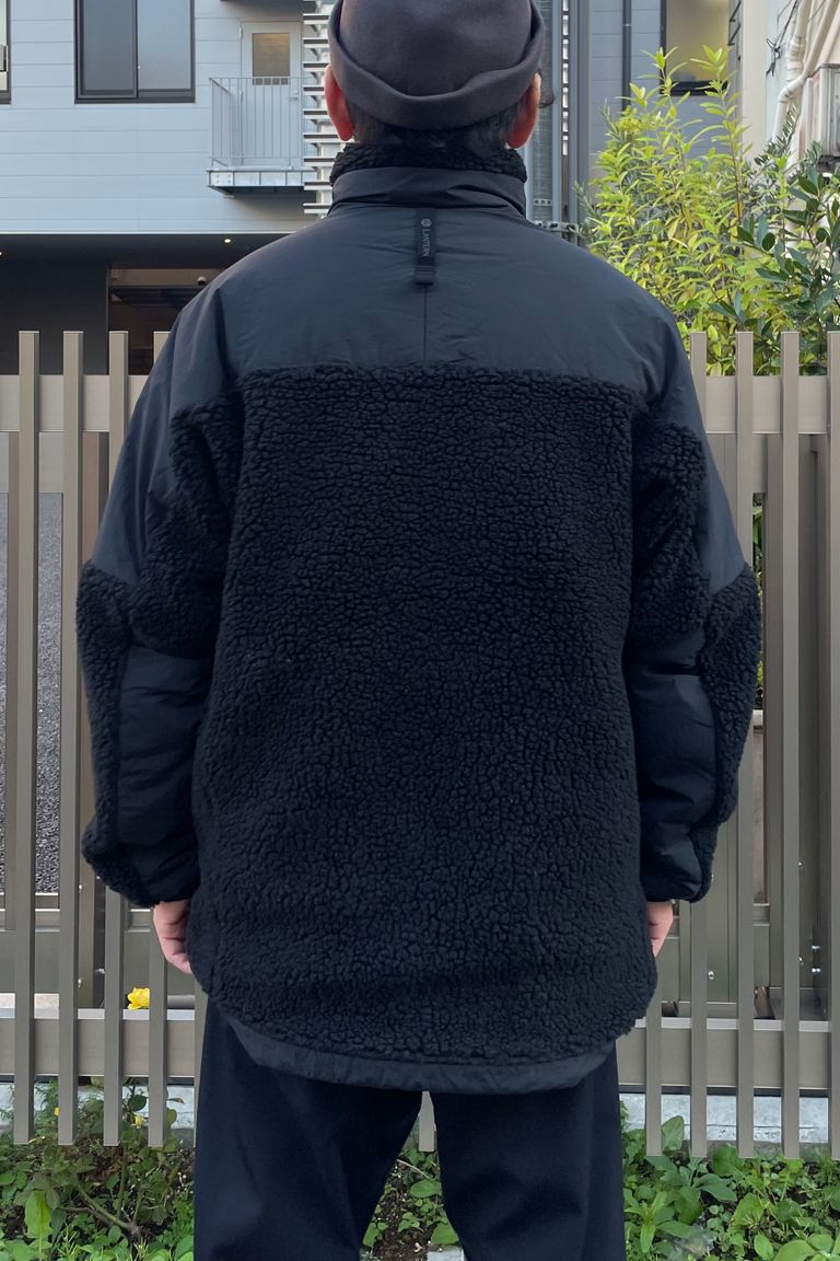 LANTERN - heating boa blouson -black- 22aw | asterisk 