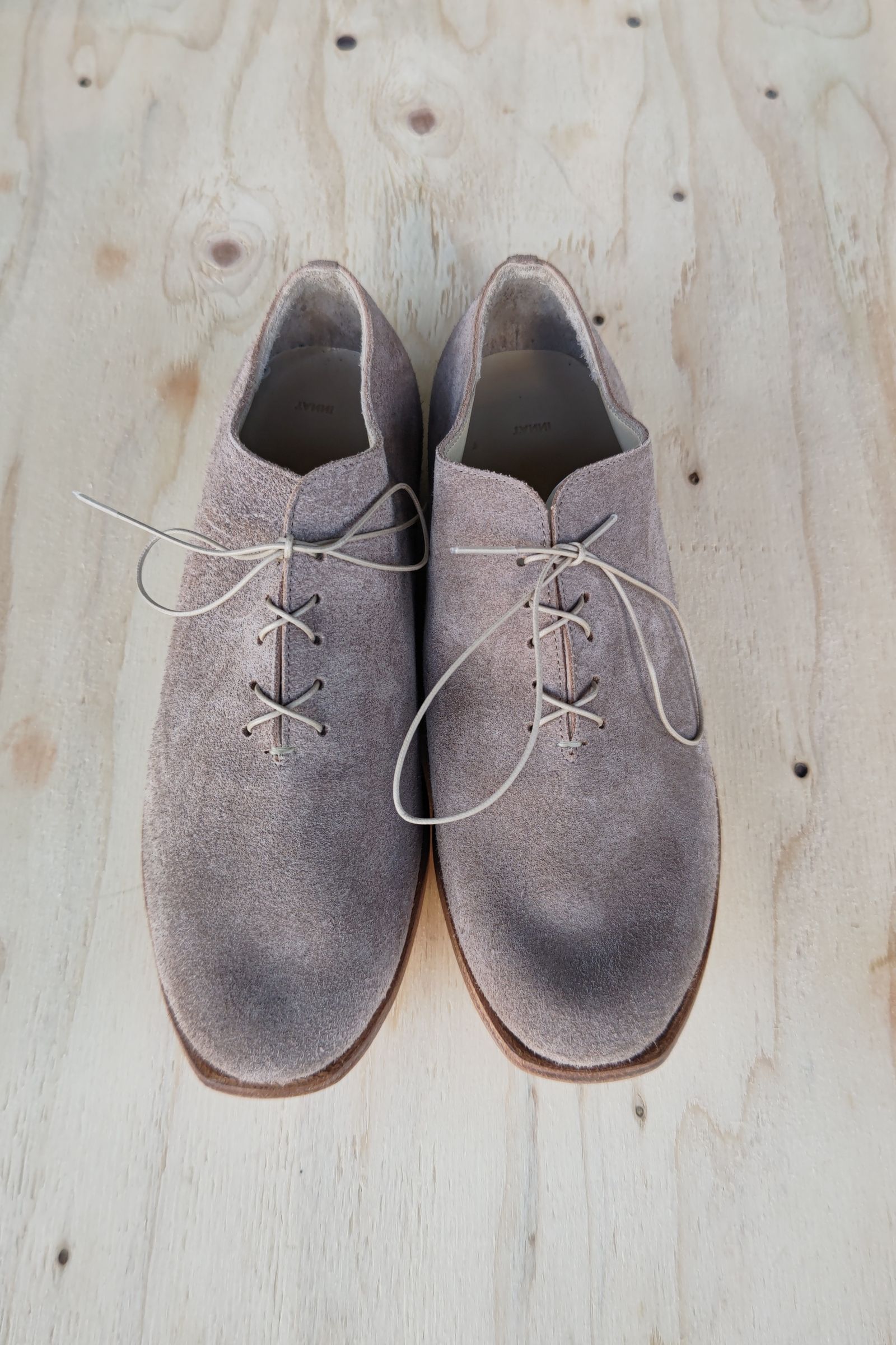 INNAT - SUEDE MOC SHOES MADE BY SAKAGUCHI TAICHI -Beige- 23aw men