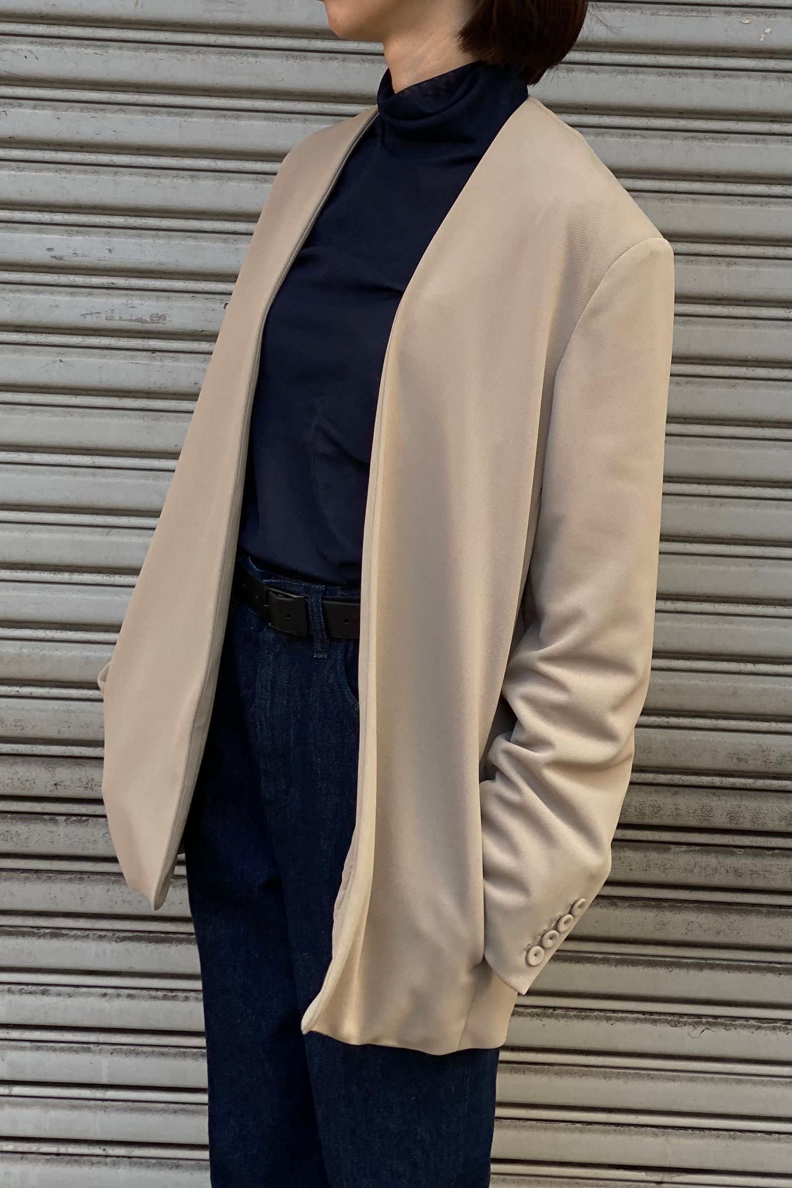 72時間限定タイムセール todayful Collarless ノー Twill トゥデイフル