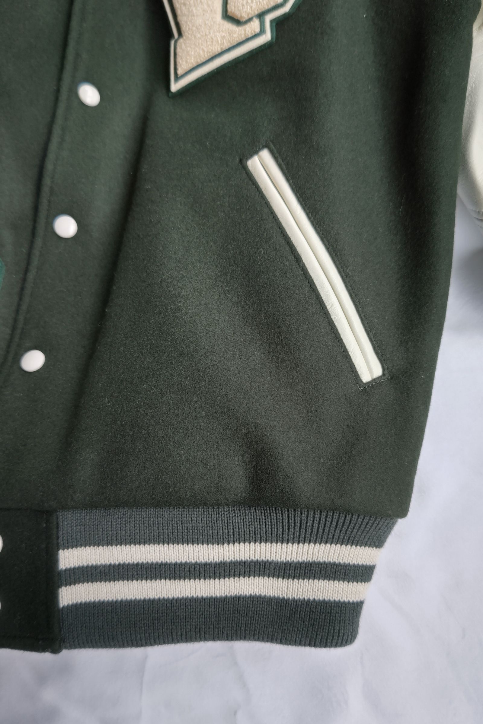 INSCRIRE - スタジャン/van stadium jumper -green- 22aw | asterisk